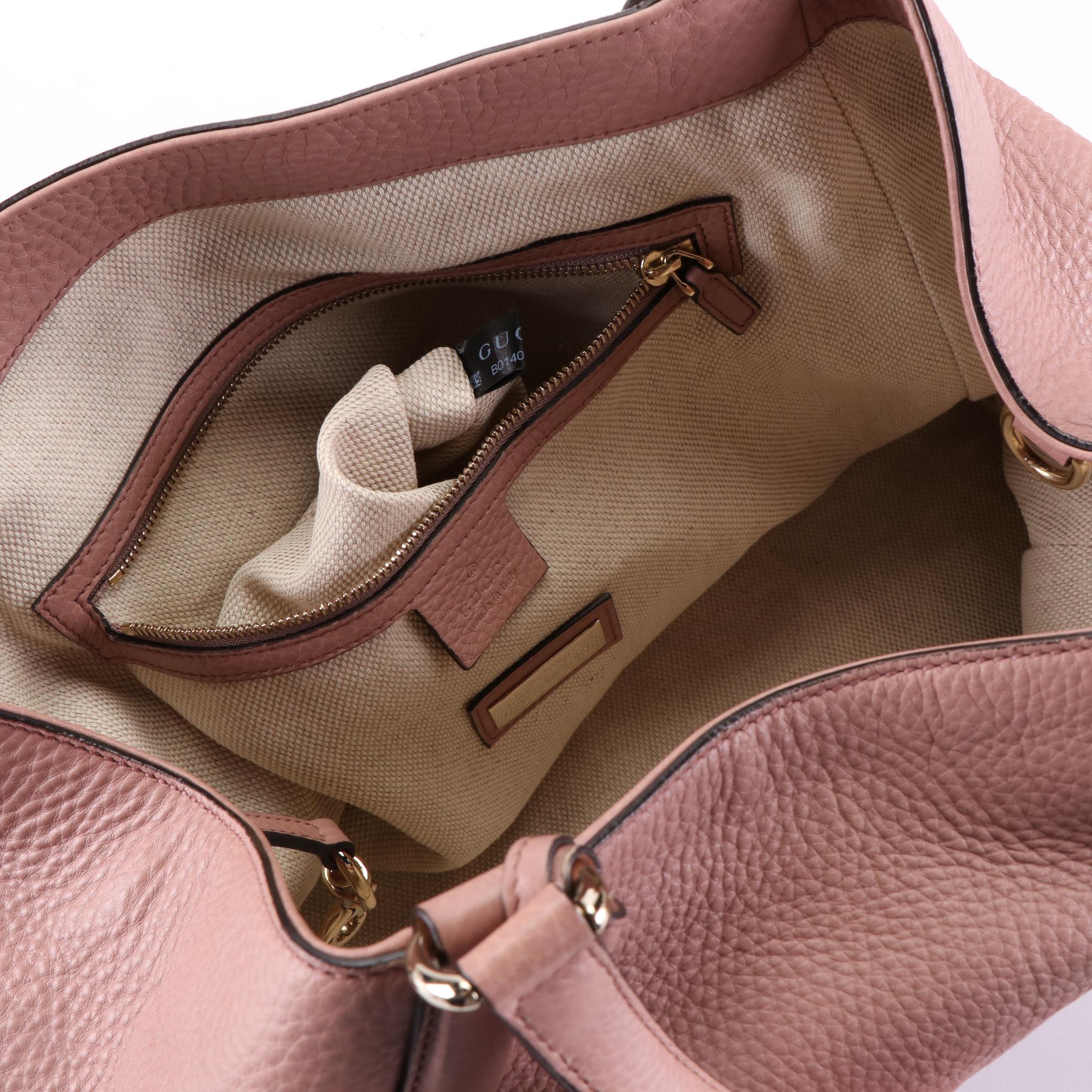 Gucci Japan Exclusive Soho Tote Bag in Pebble Grain Leather