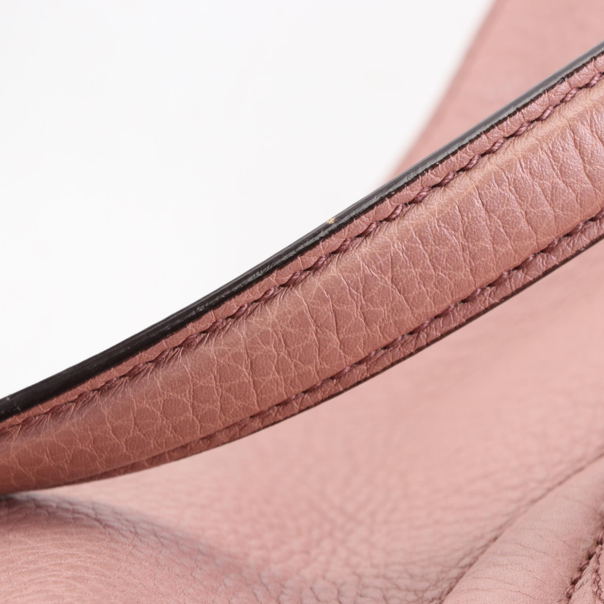 Gucci Japan Exclusive Soho Tote Bag in Pebble Grain Leather