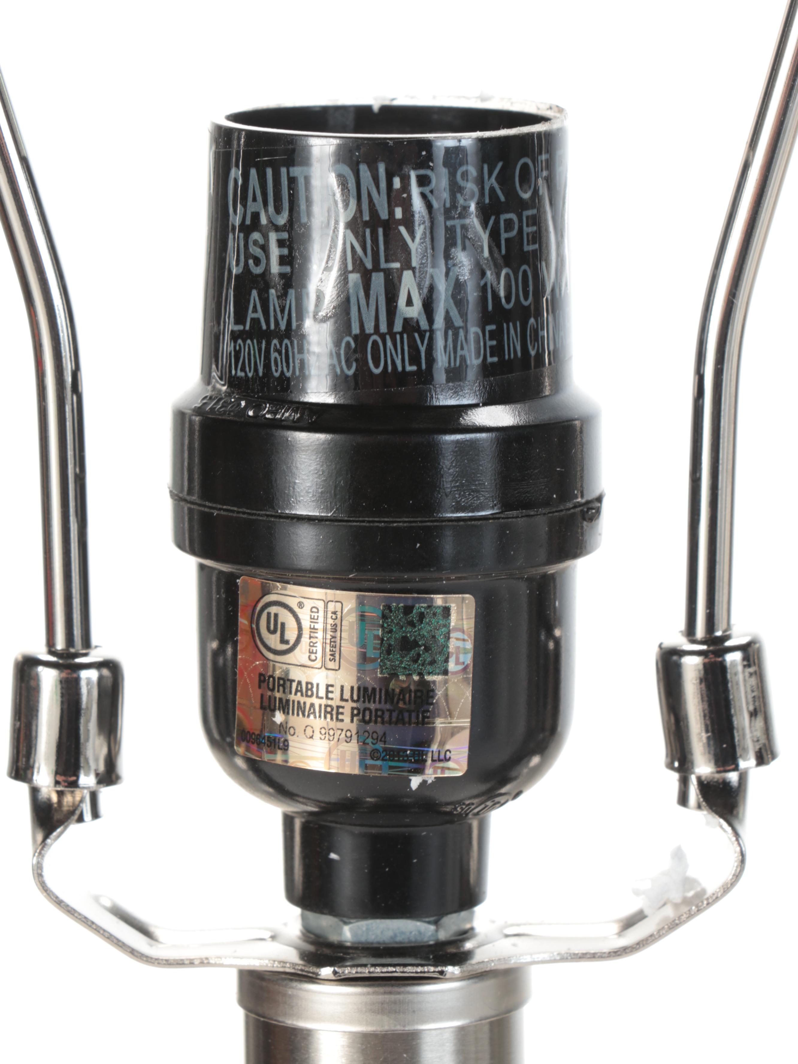 Décor Therapy "Jameson" Textured Ceramic Table Lamps