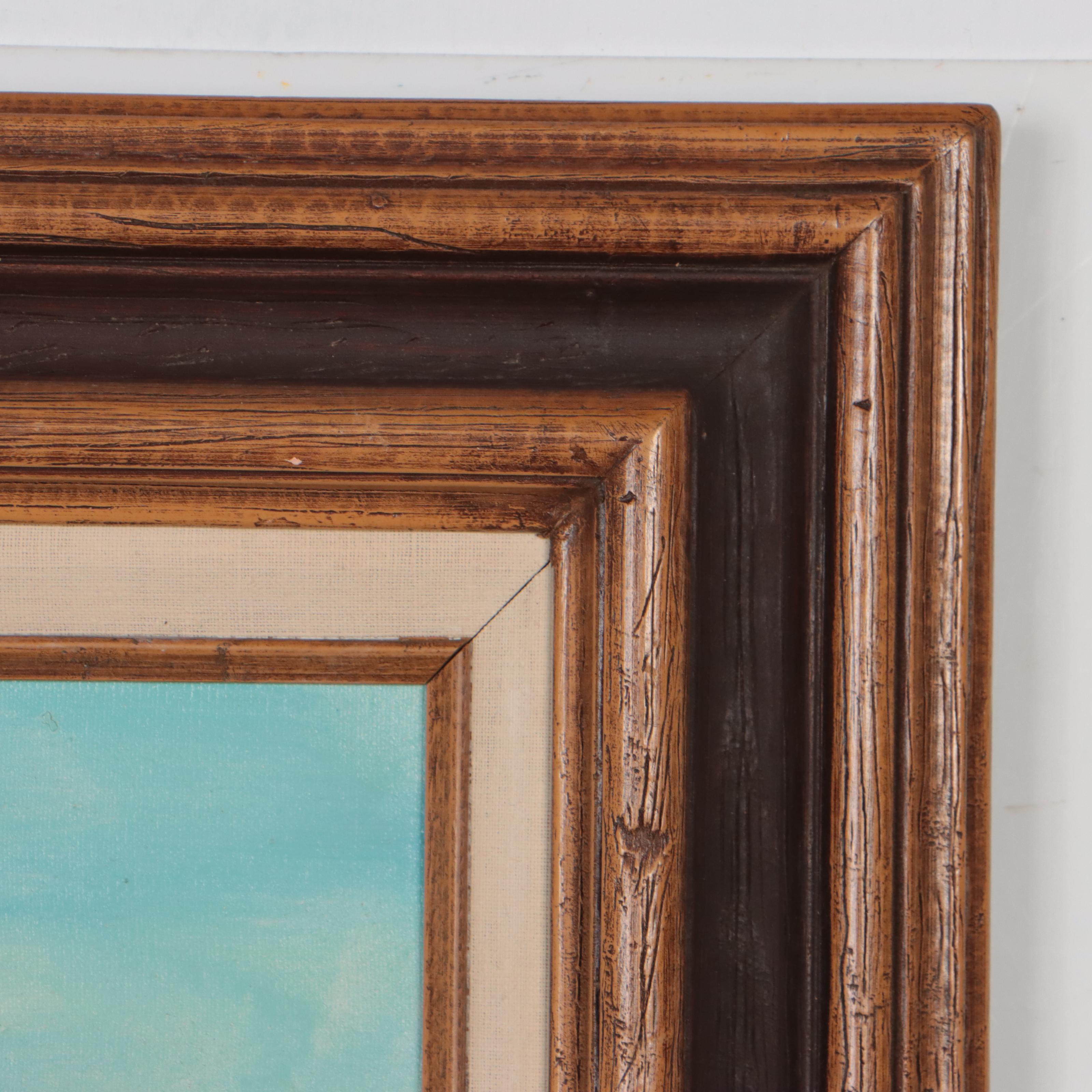 Lake Landscape Oil Painting