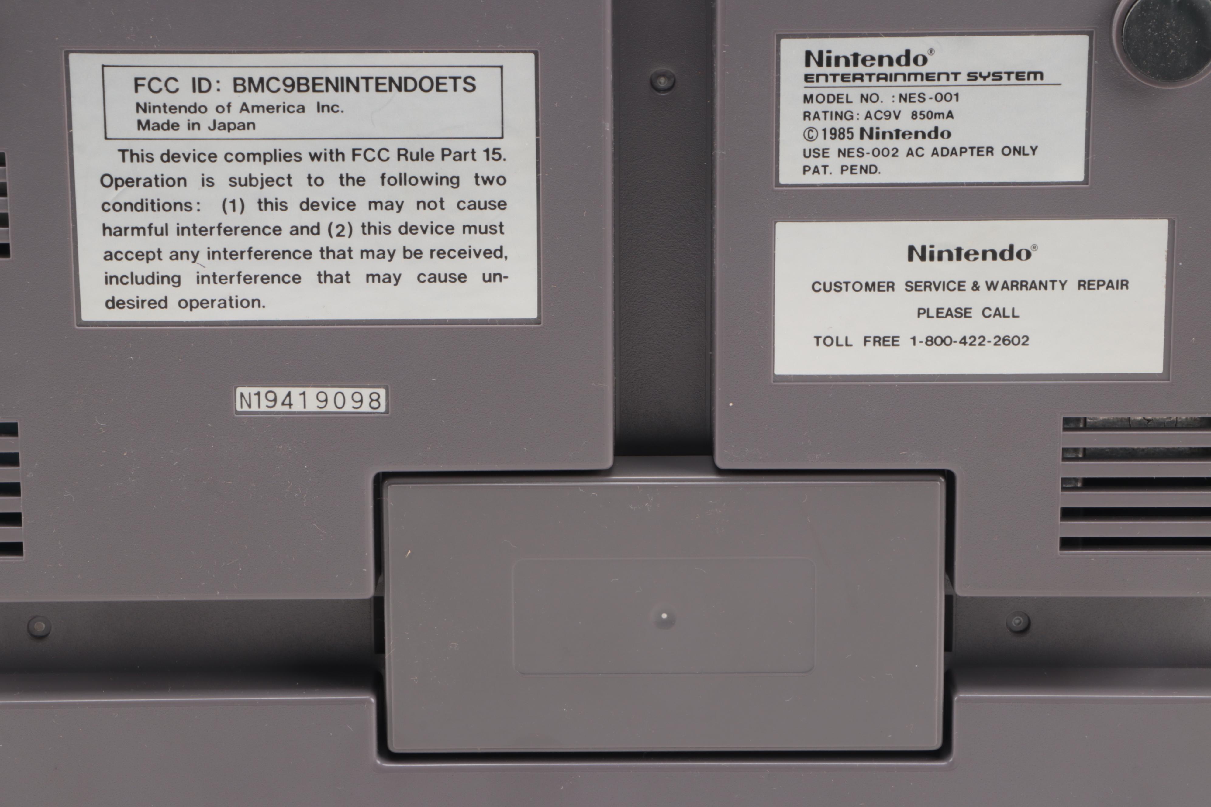 Nintendo NES Game Console with Two Controllers, Games, Zapper and More