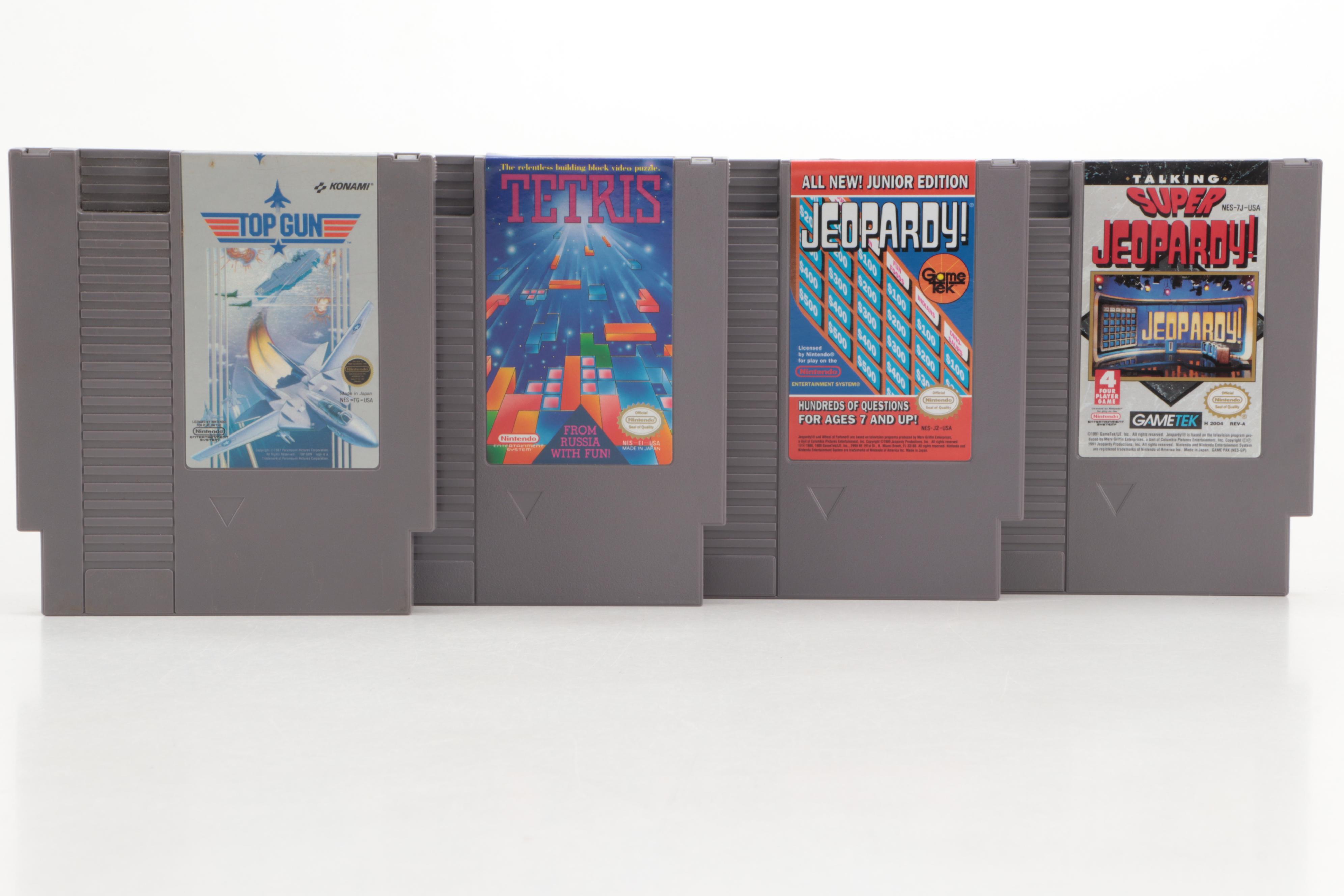 Nintendo NES Game Console with Two Controllers, Games, Zapper and More