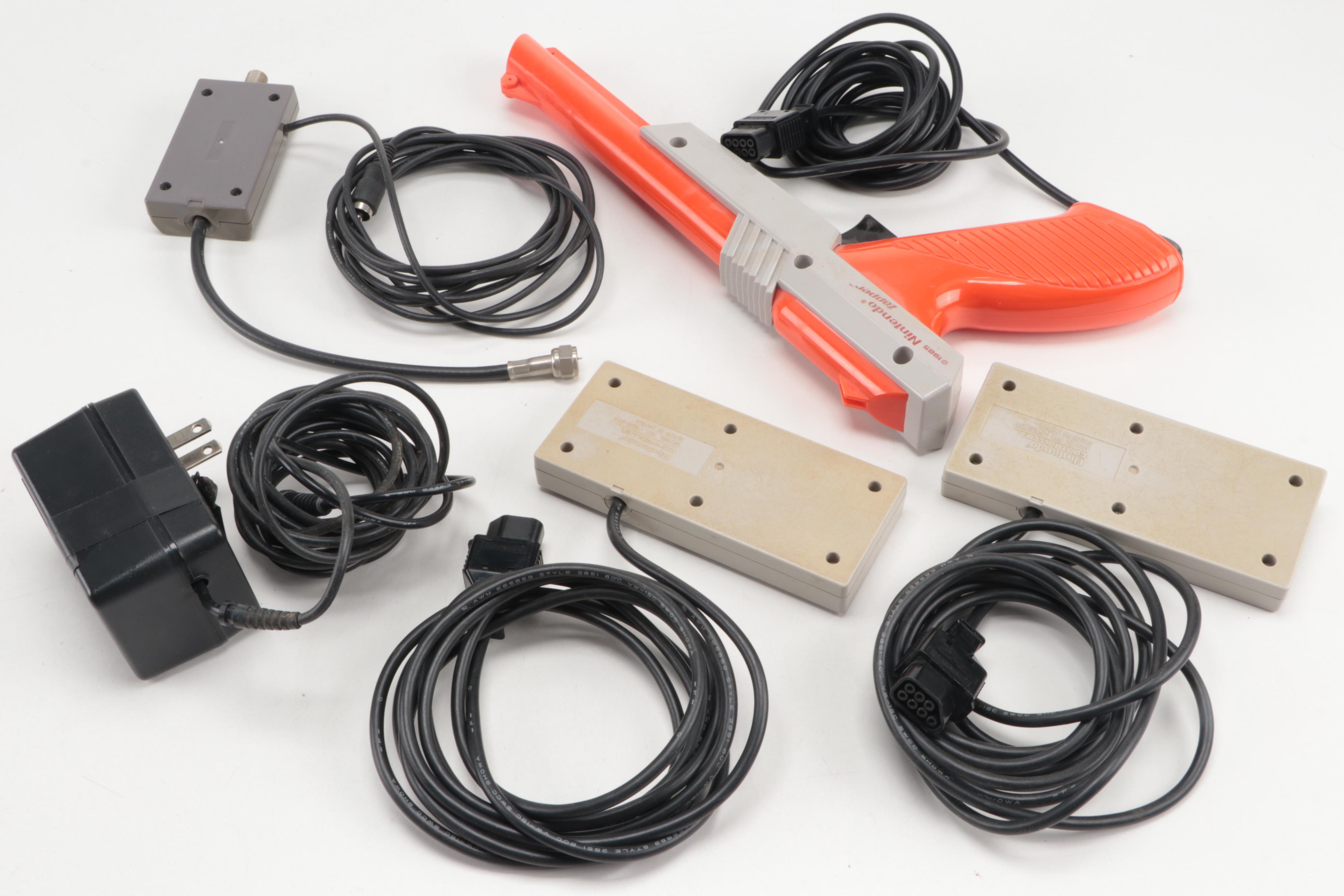 Nintendo NES Game Console with Two Controllers, Games, Zapper and More