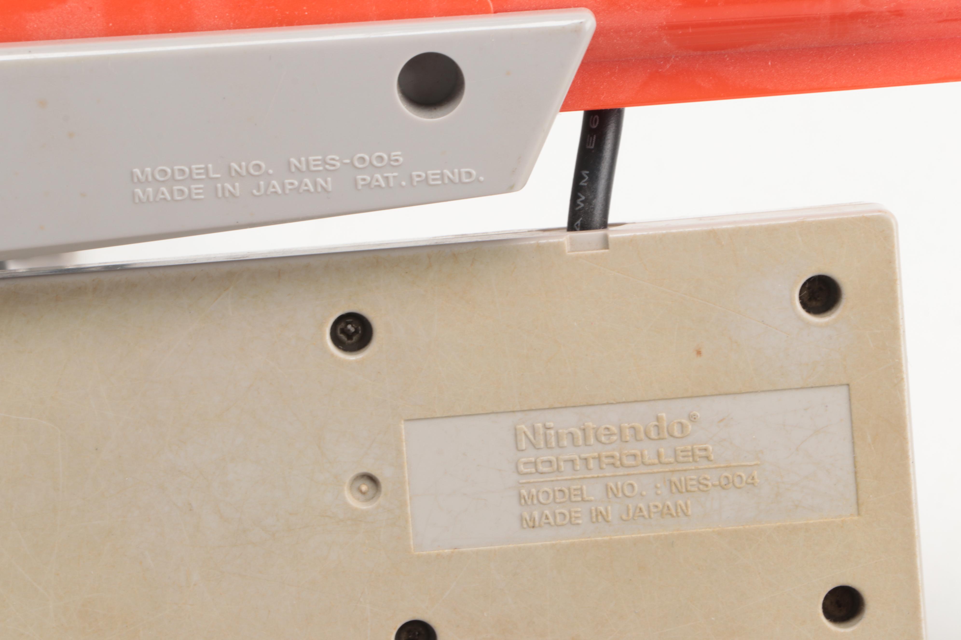 Nintendo NES Game Console with Two Controllers, Games, Zapper and More