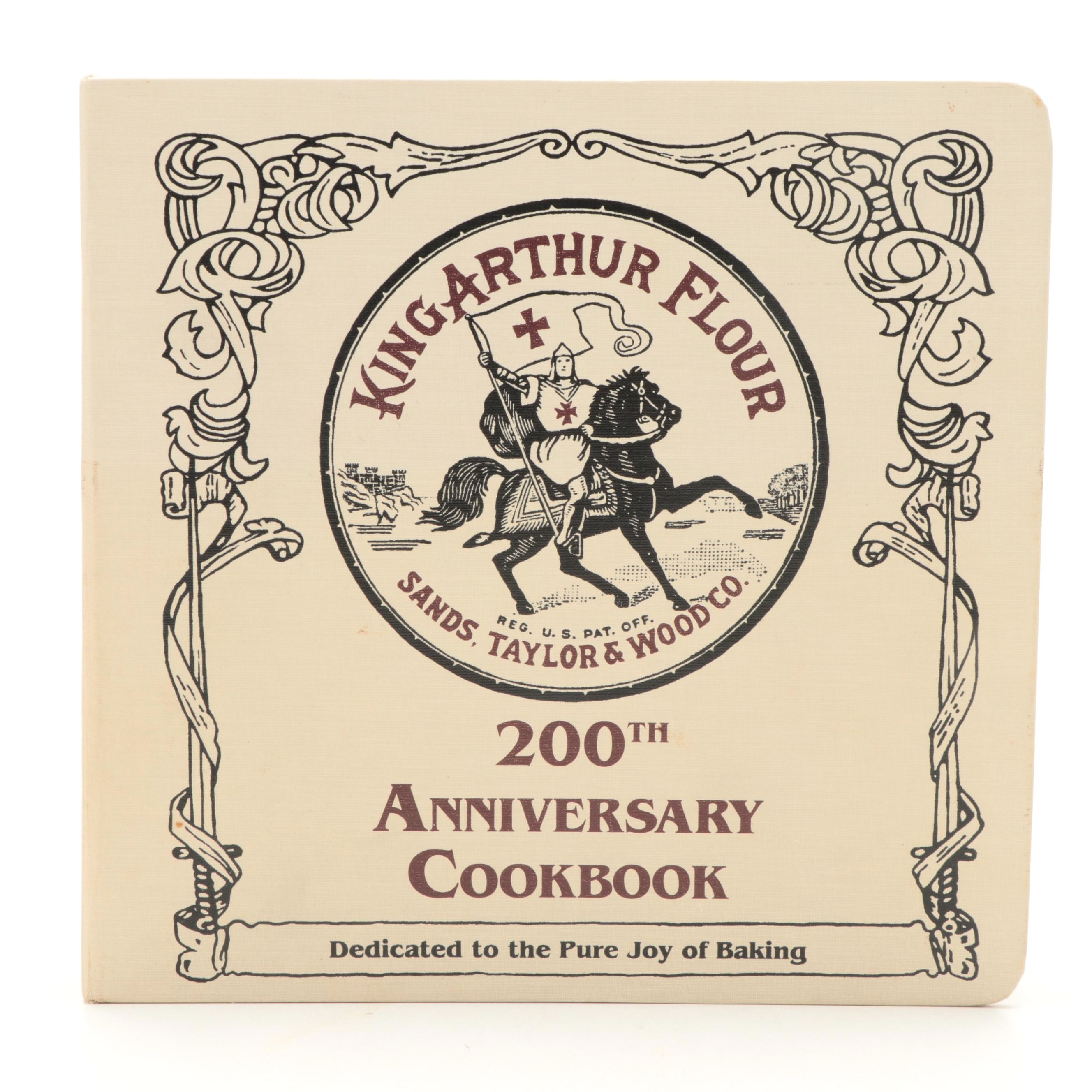 Signed Revised Edition "King Arthur Flour 200th Anniversary Cookbook," 1991