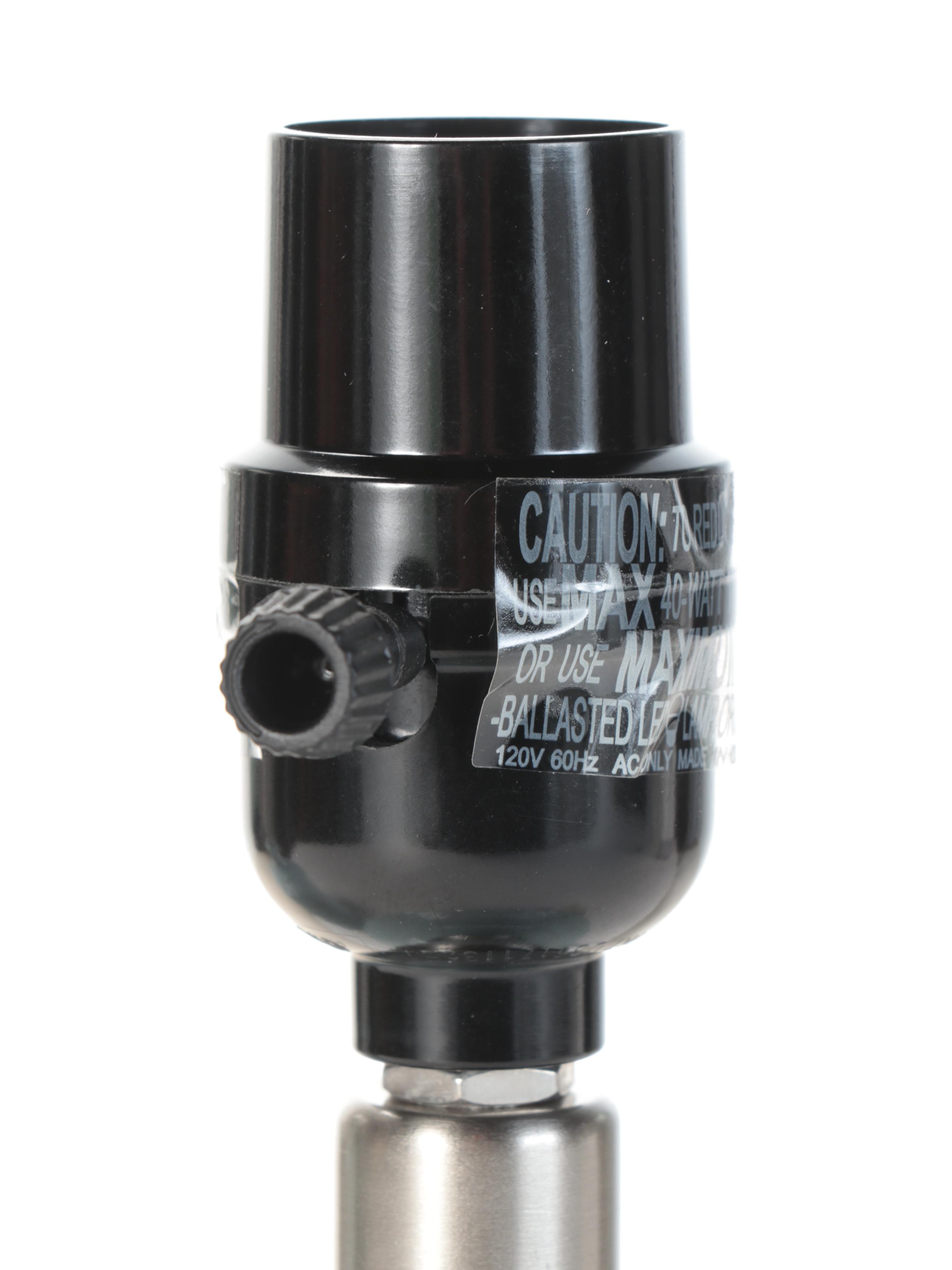 Décor Therapy "Della" Geometric Dimpled Ceramic Table Lamps With LED Light Bulbs