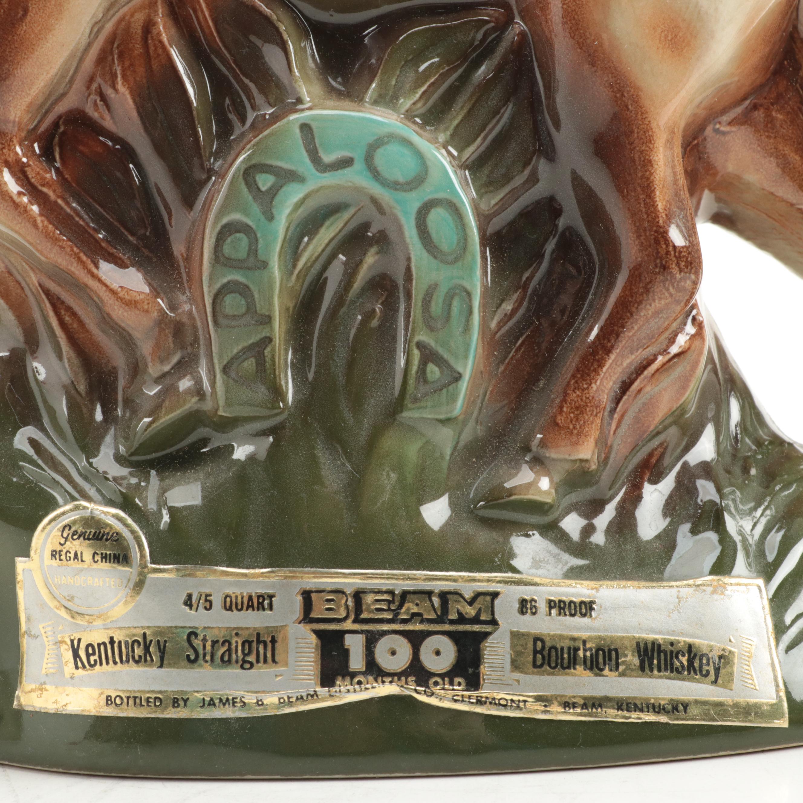 Jim Beam Regal China Pearl Harbor, Churchill Downs and Appaloosa Decanters