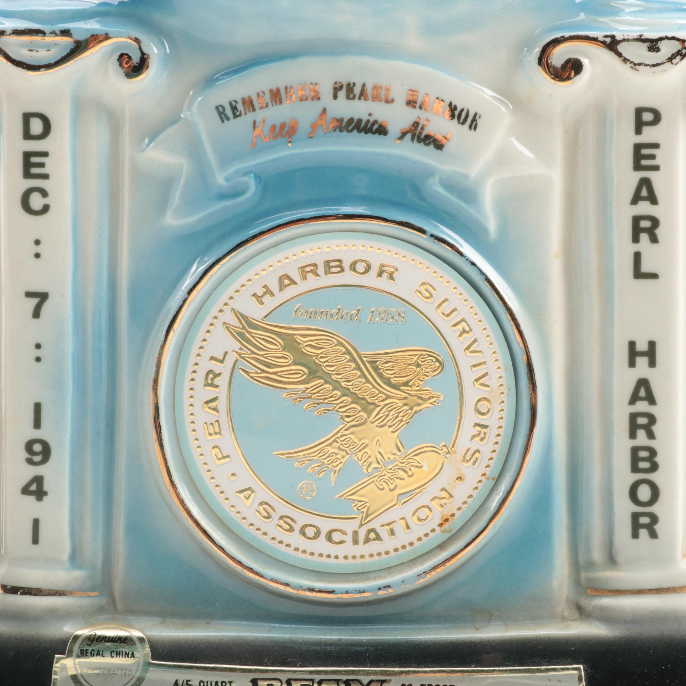 Jim Beam Regal China Pearl Harbor, Churchill Downs and Appaloosa Decanters