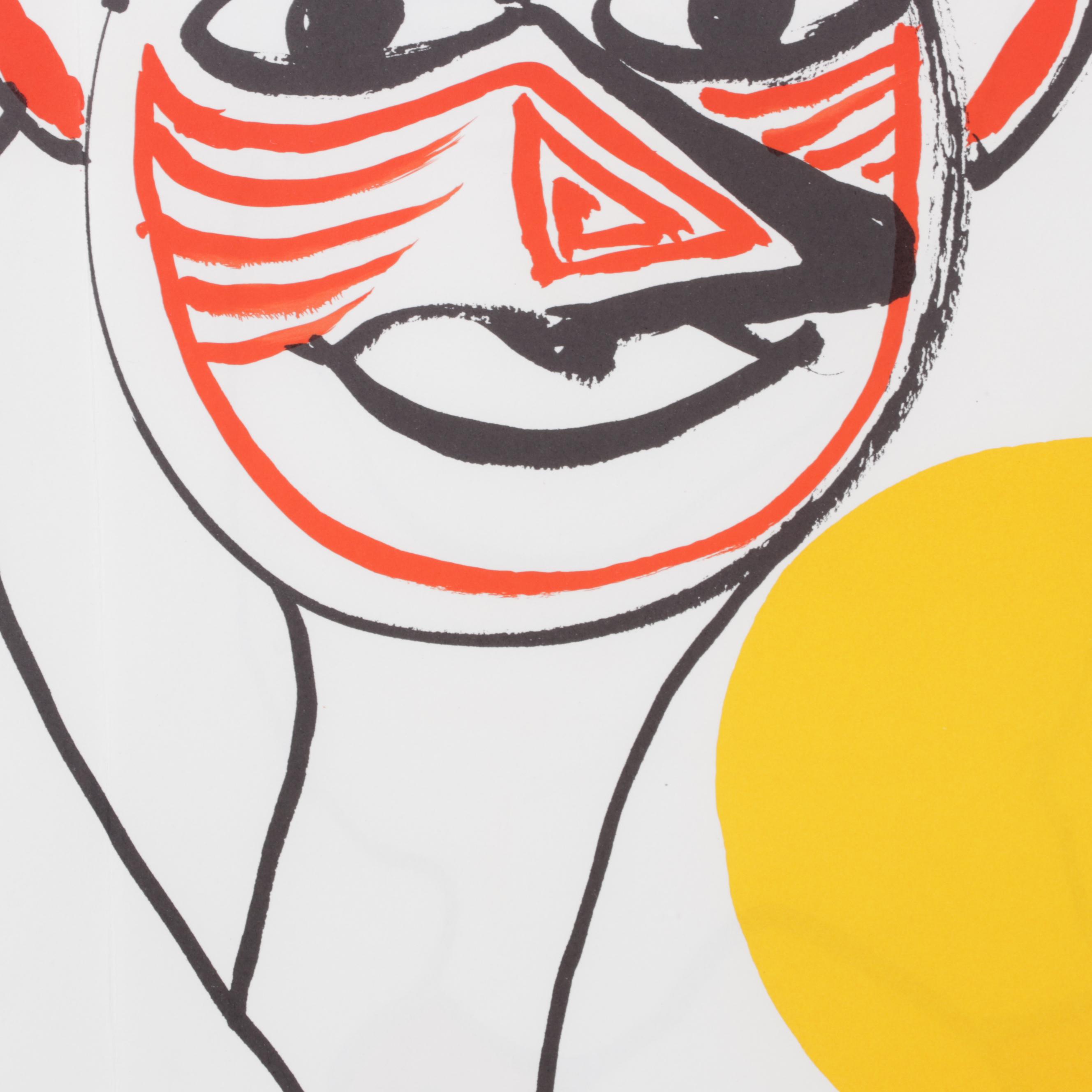 Alexander Calder Double-Page Color Lithograph for "Derrière le Miroir," 1976