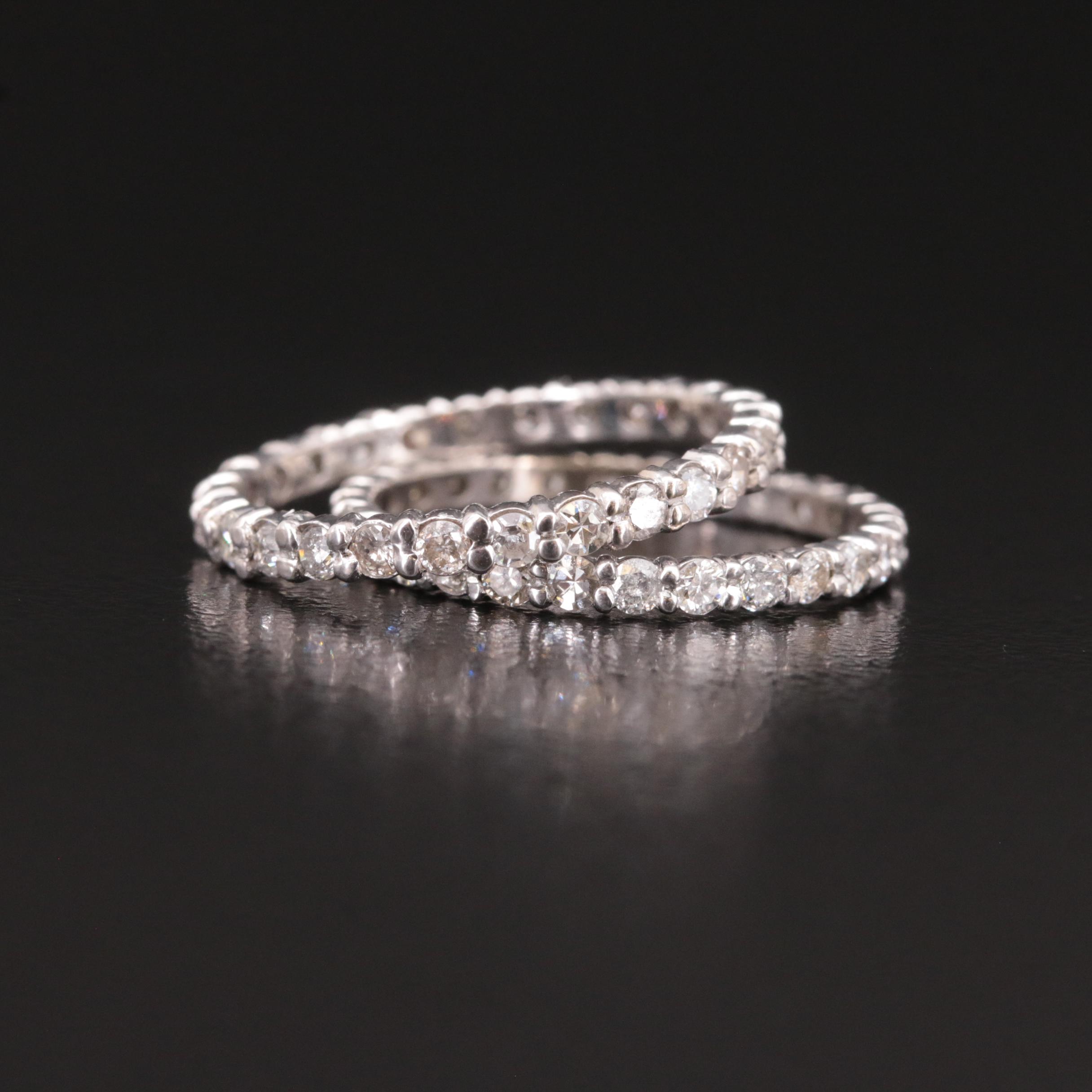 14K 1.52 CTW Diamond Eternity Bands