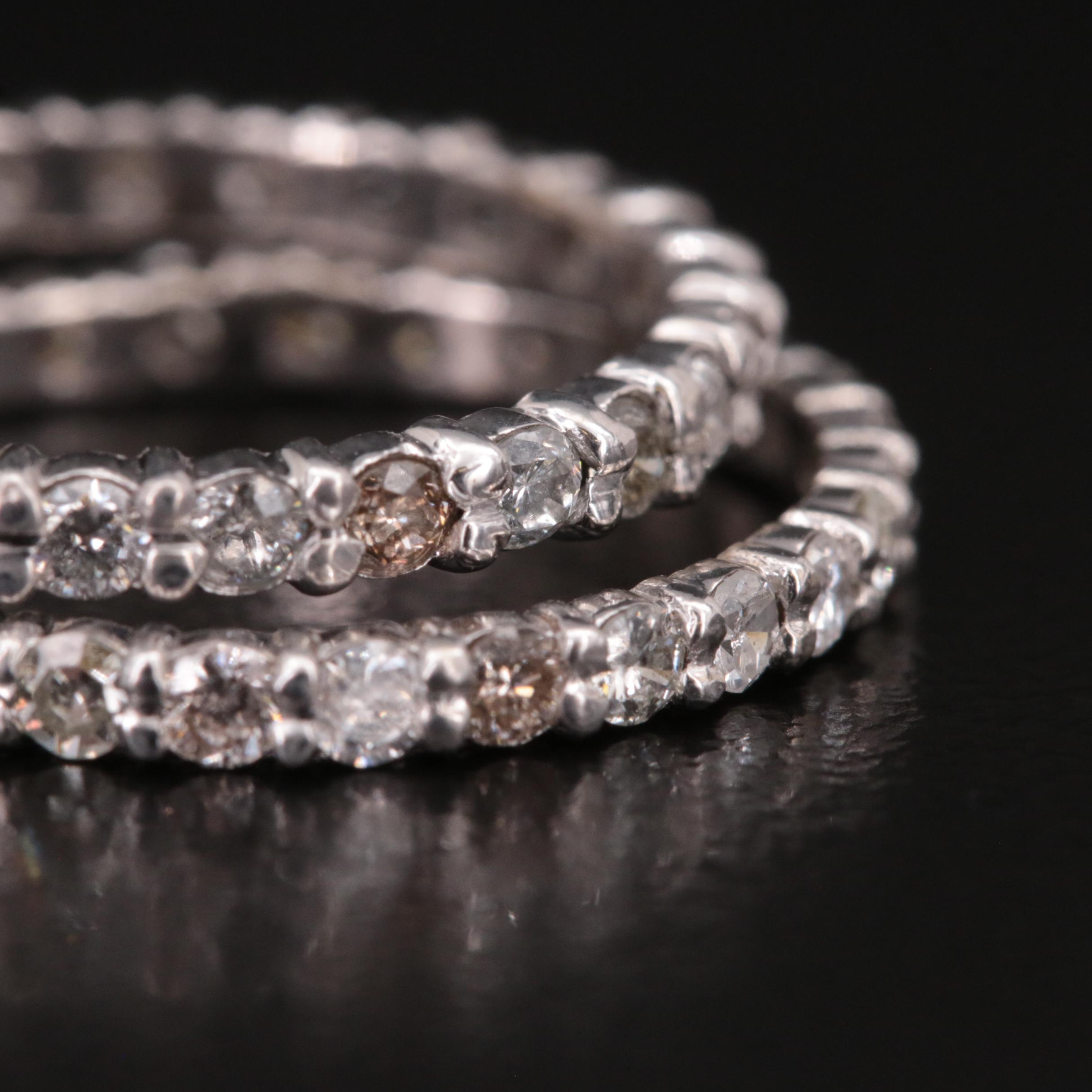 14K 1.52 CTW Diamond Eternity Bands