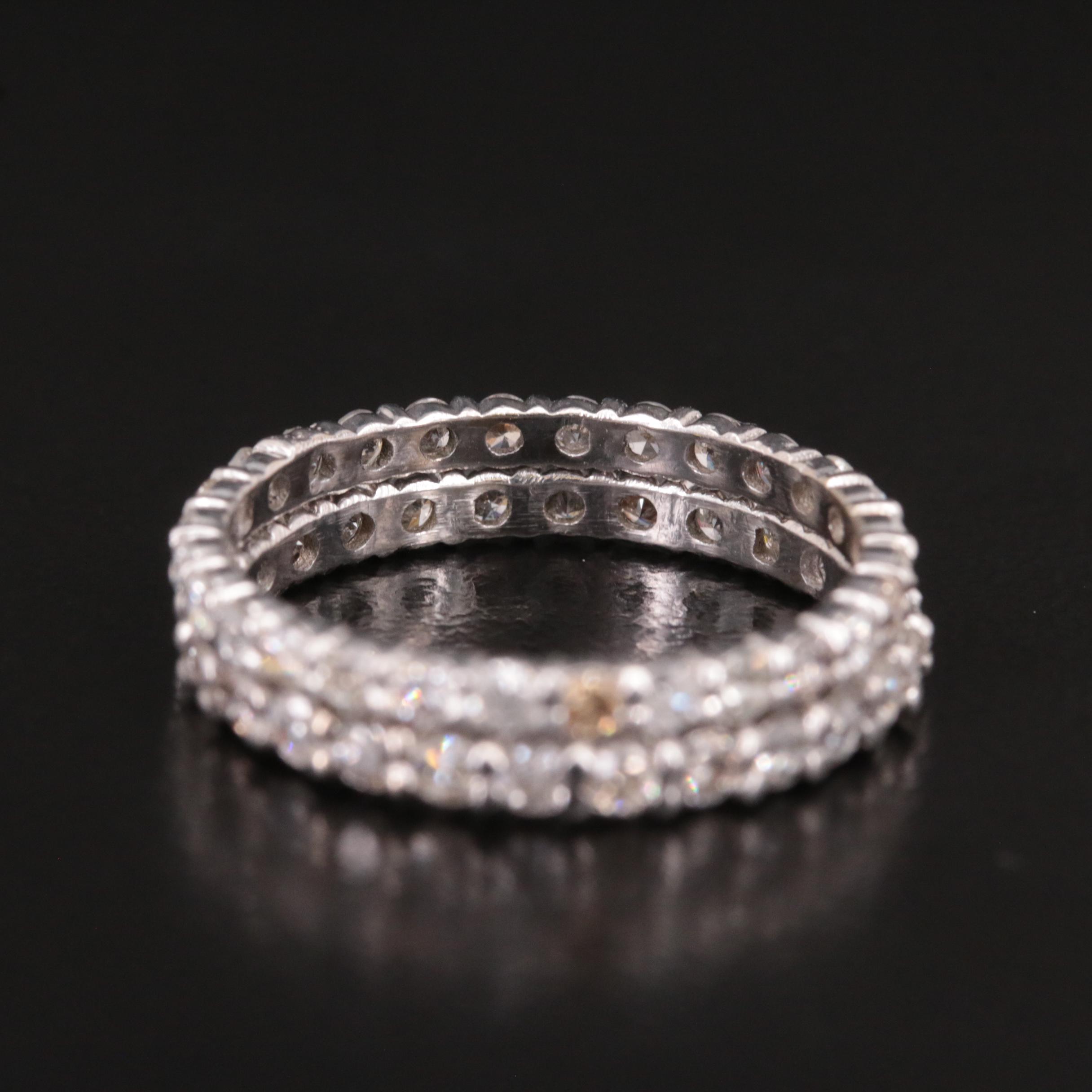 14K 1.52 CTW Diamond Eternity Bands