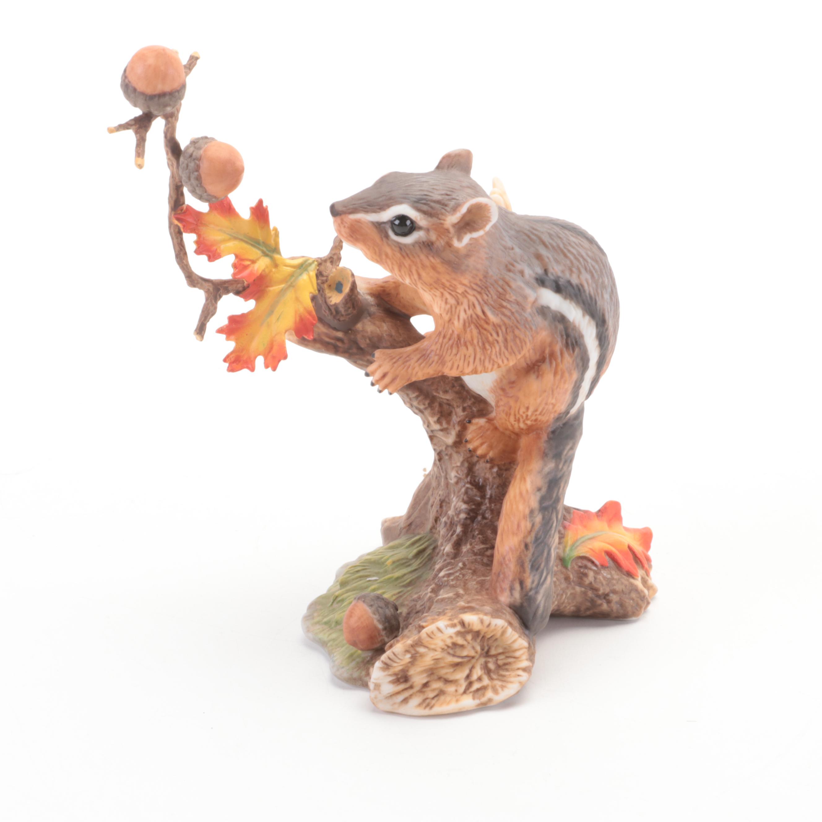 Lenox "Northern Mockingbird with Other Porcelain Animal Figurines