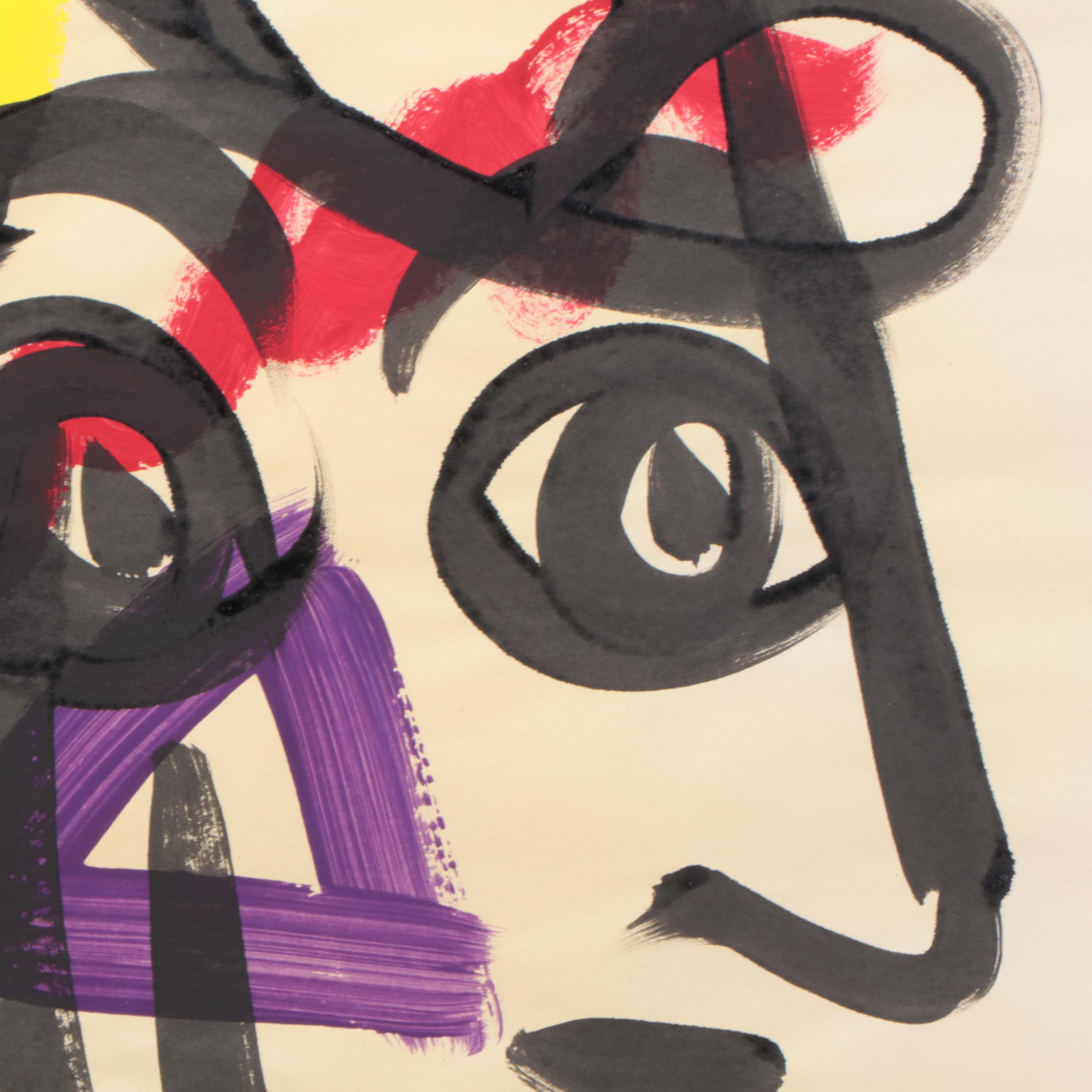 Peter Keil Abstract Acrylic Portrait