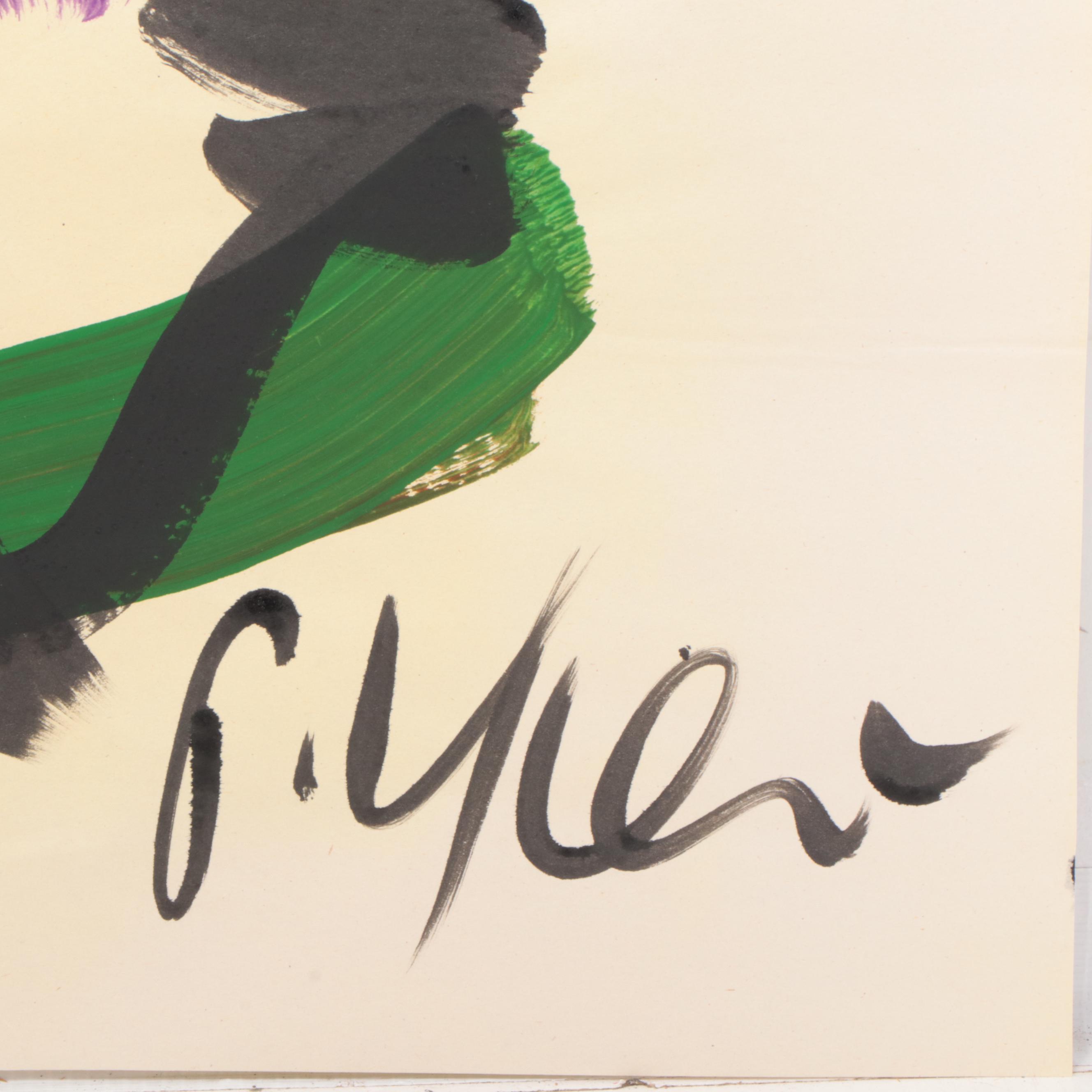 Peter Keil Abstract Acrylic Portrait