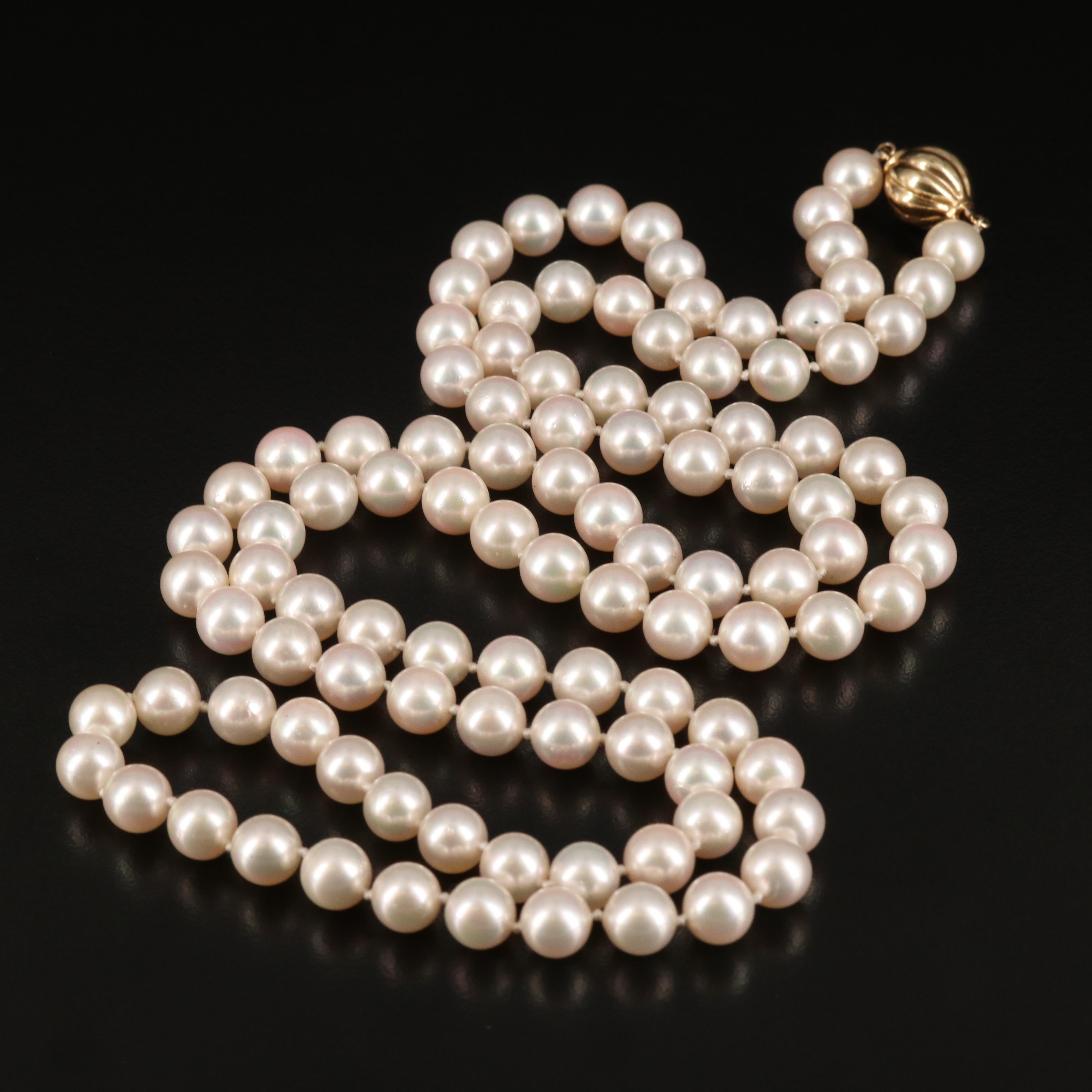 14K Pearl Necklace