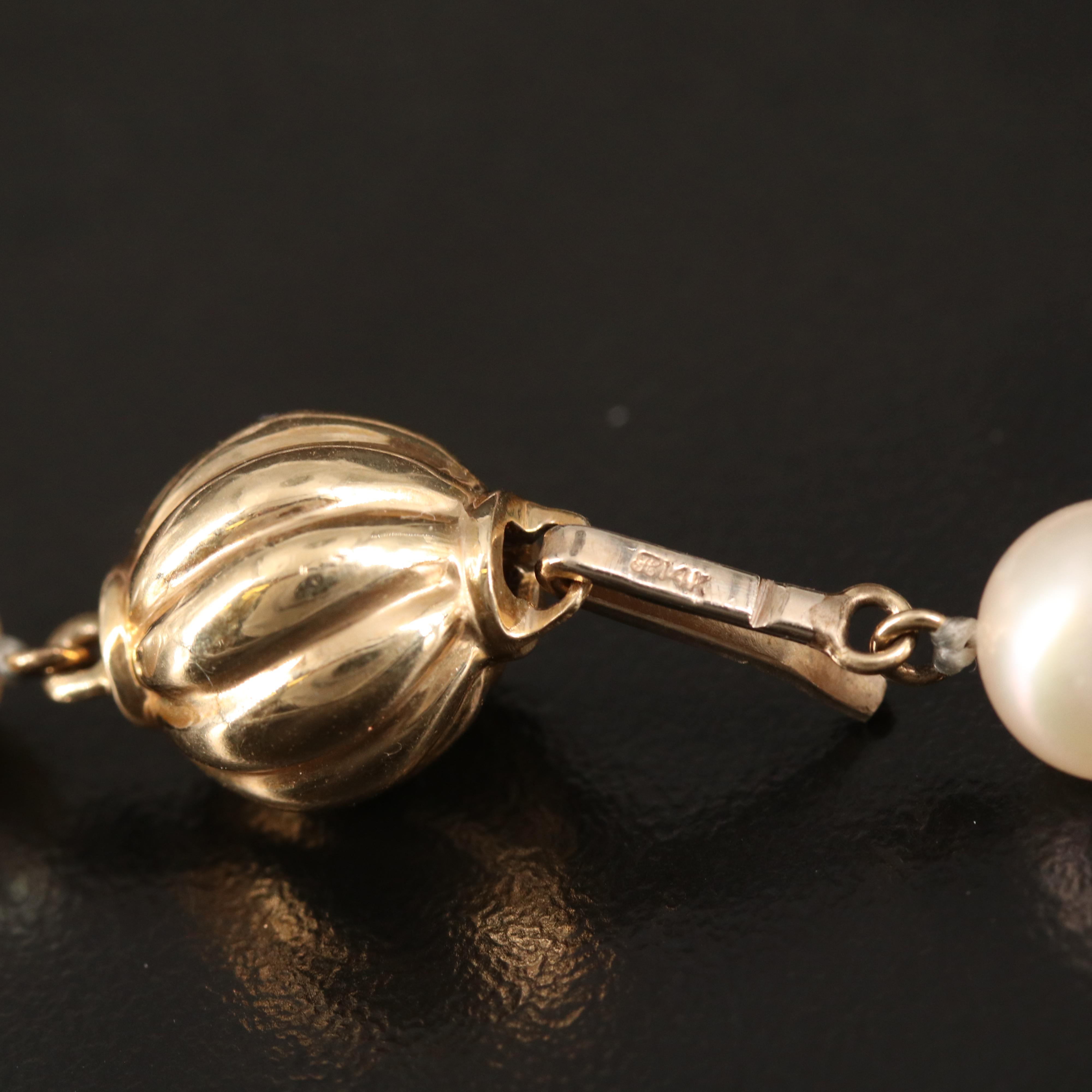 14K Pearl Necklace