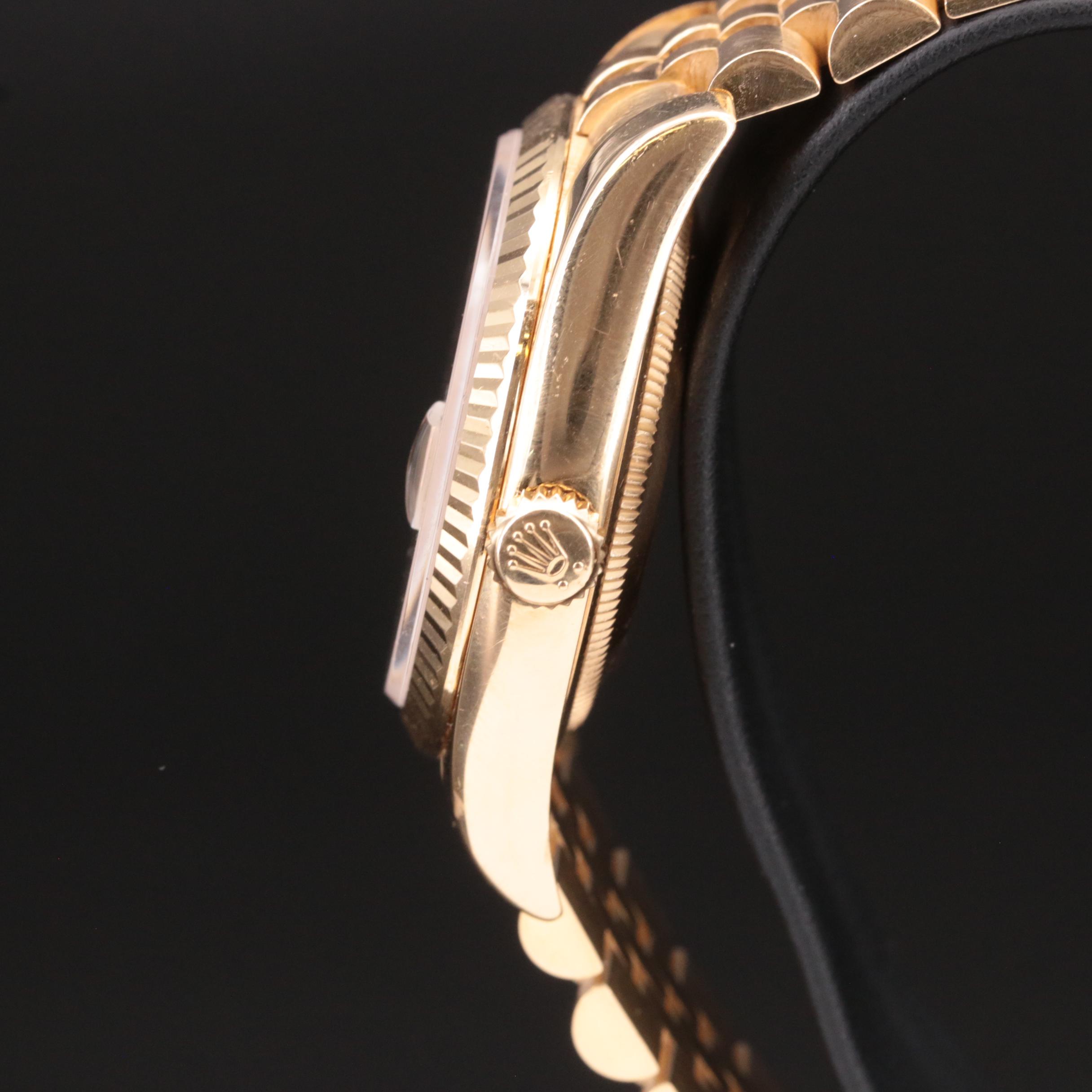 18K Rolex Oyster Perpetual Datejust Watch