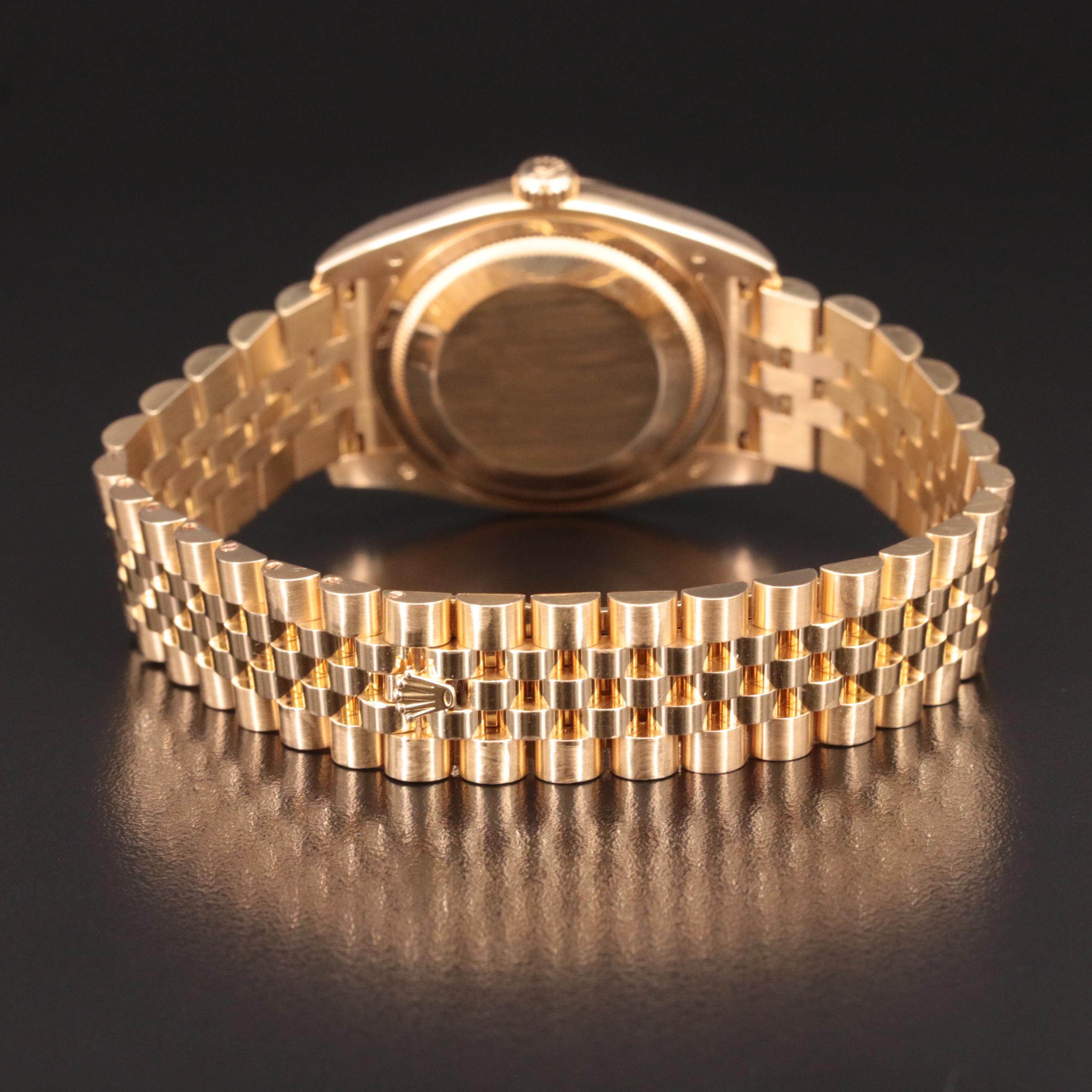 18K Rolex Oyster Perpetual Datejust Watch