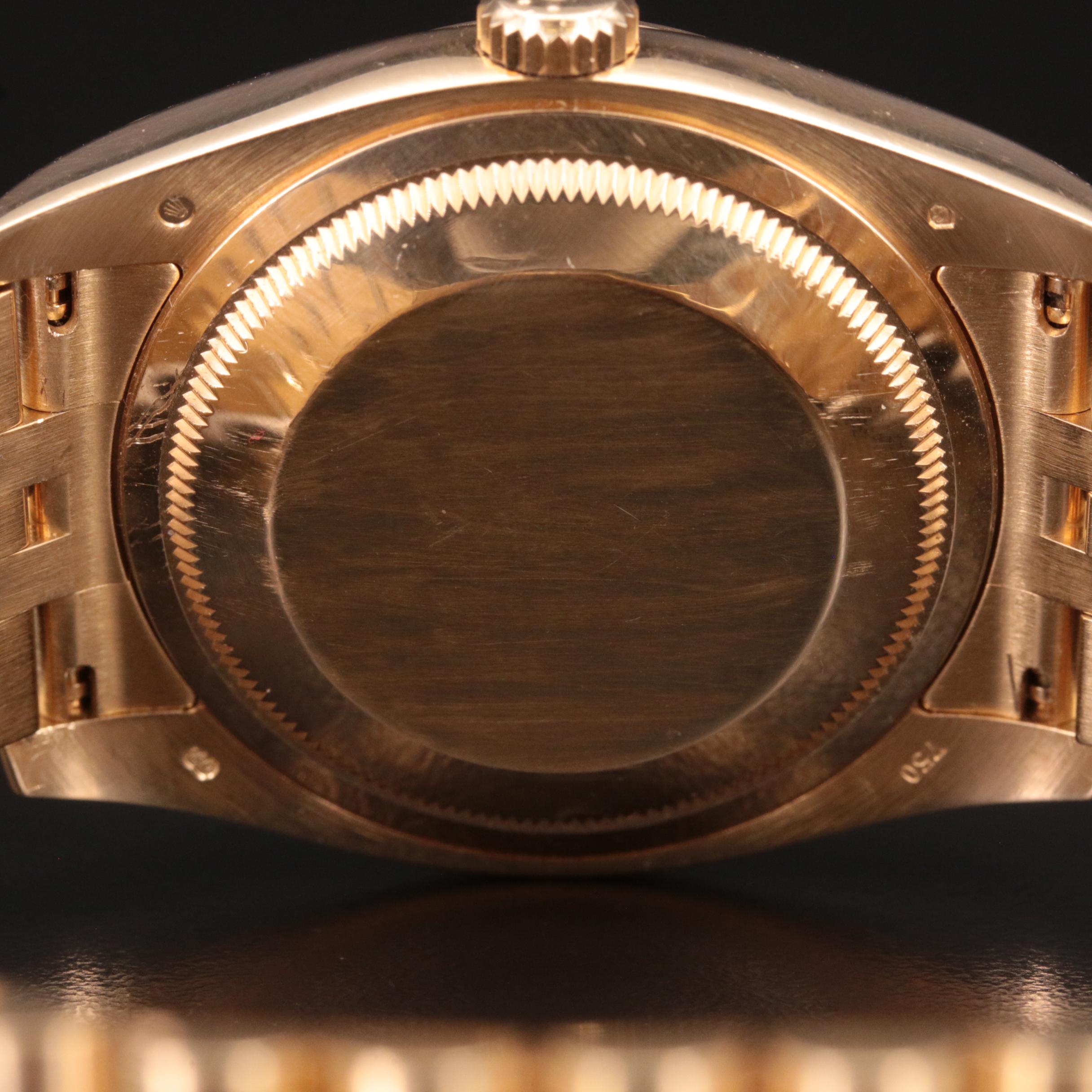 18K Rolex Oyster Perpetual Datejust Watch