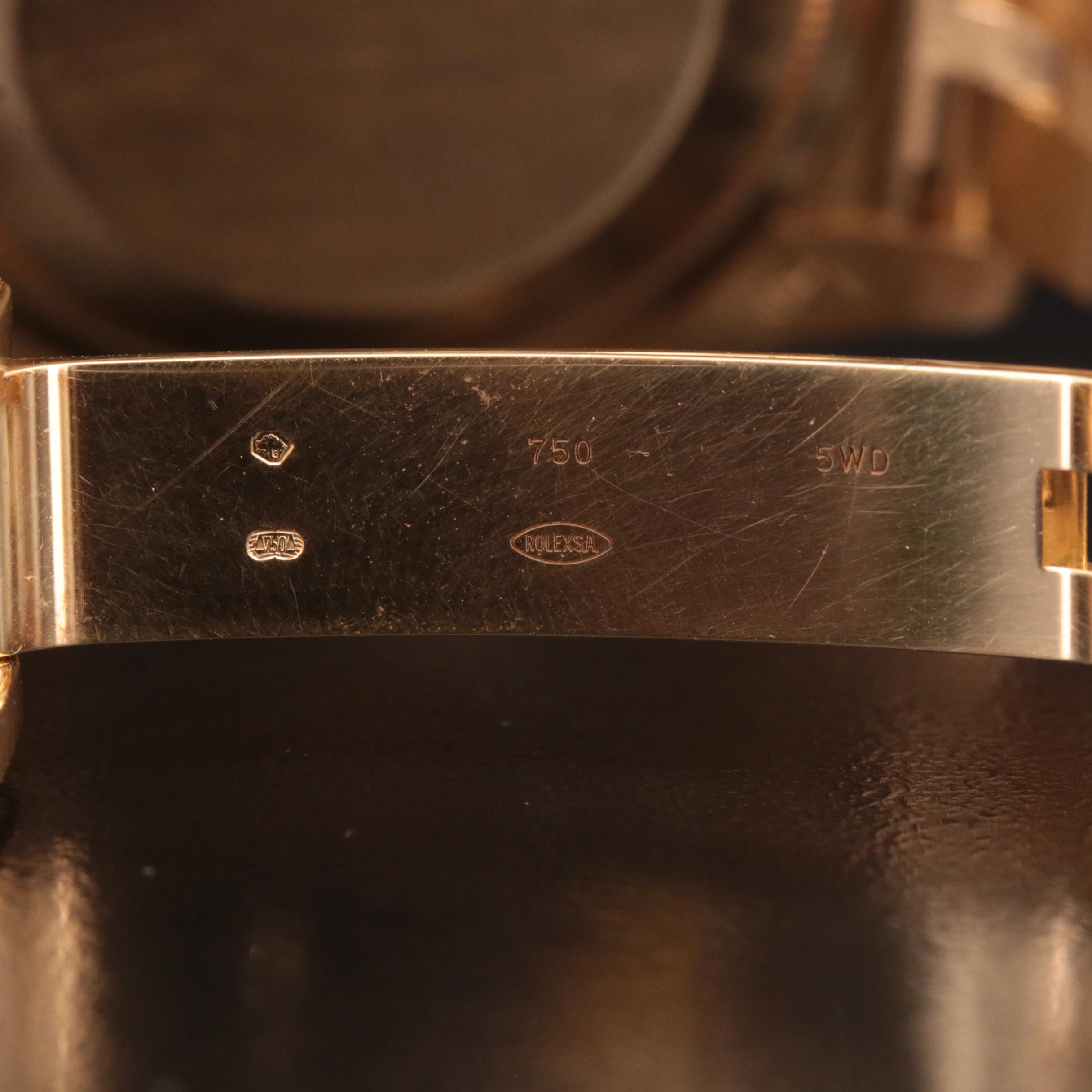 18K Rolex Oyster Perpetual Datejust Watch