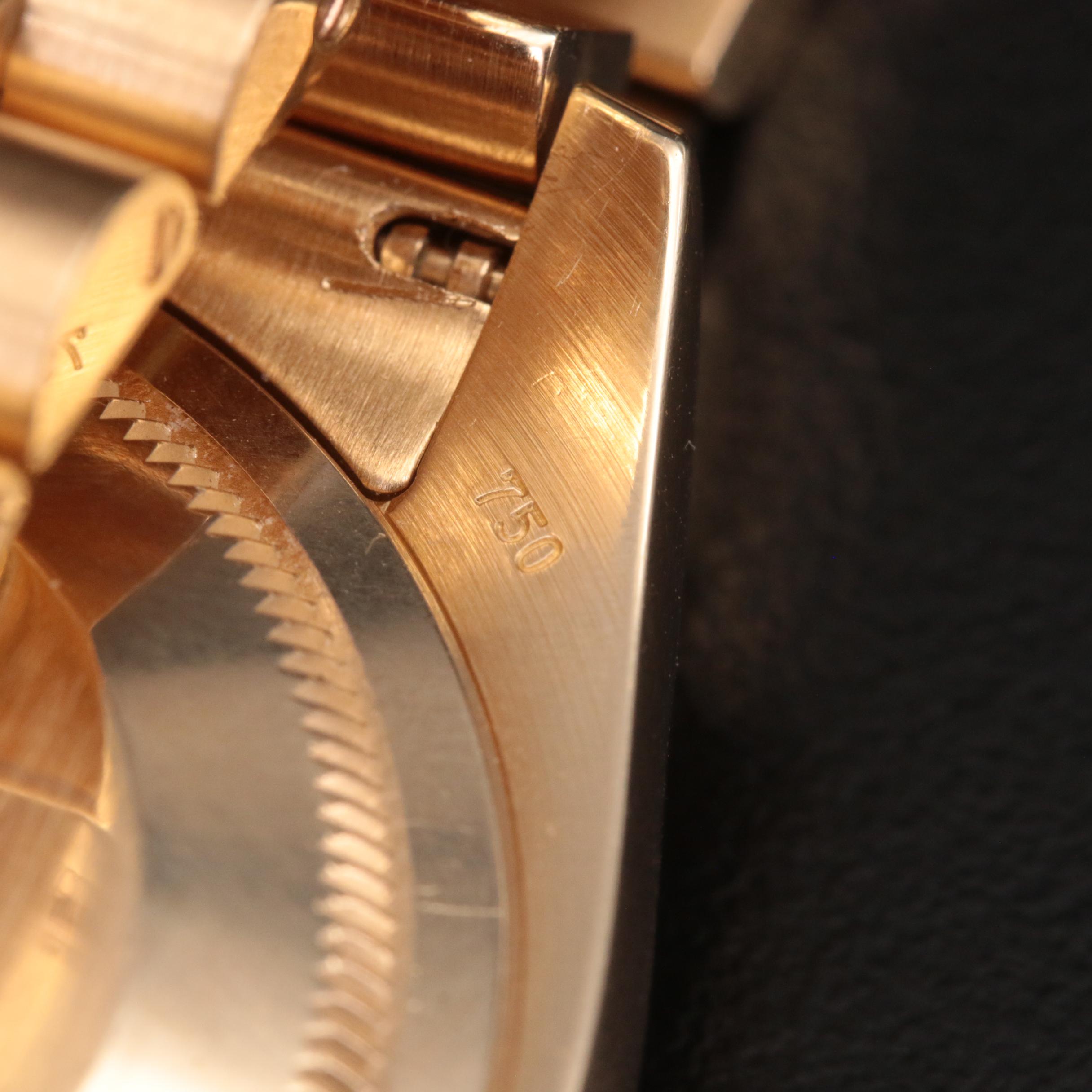 18K Rolex Oyster Perpetual Datejust Watch