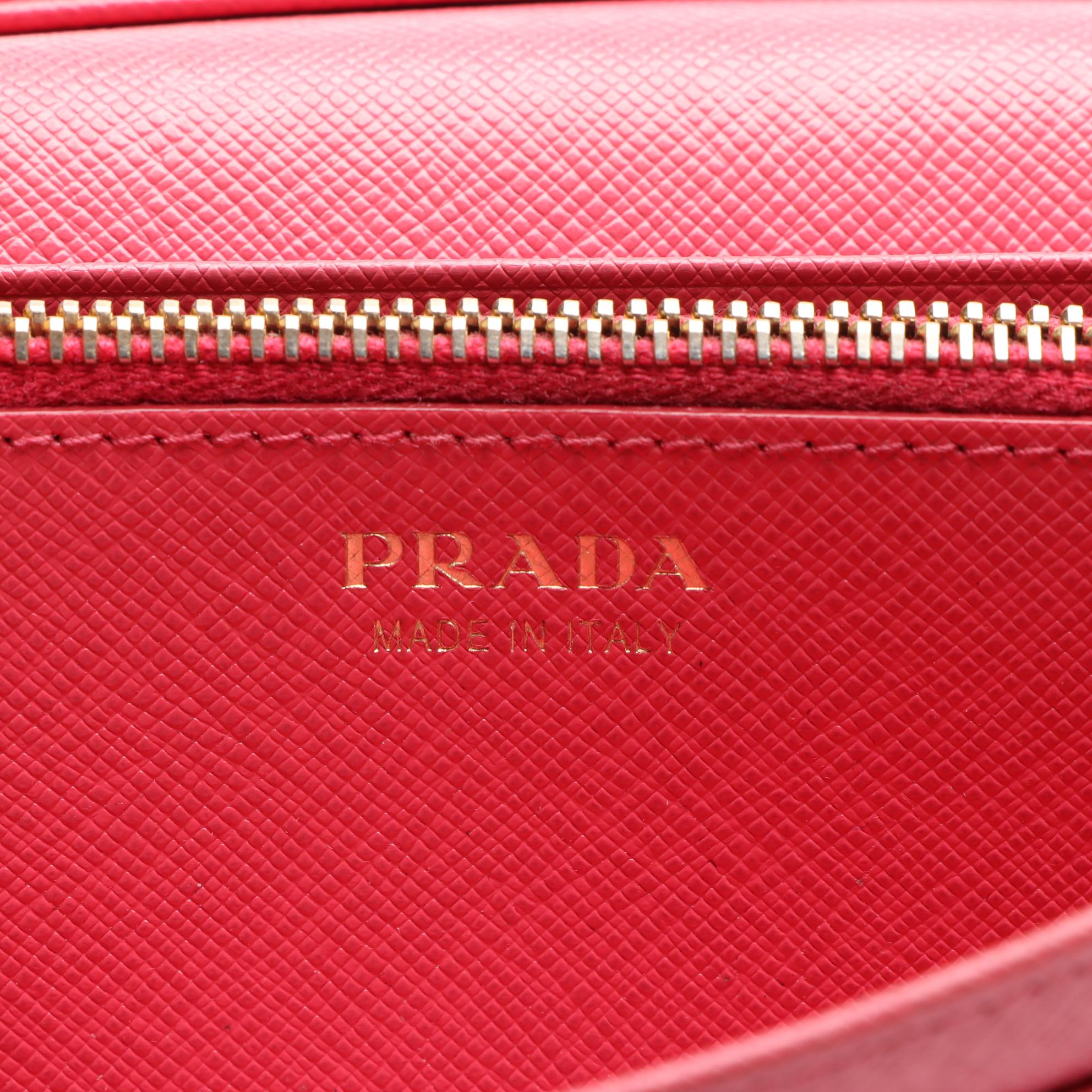 Prada Continental Wallet in Saffiano Leather