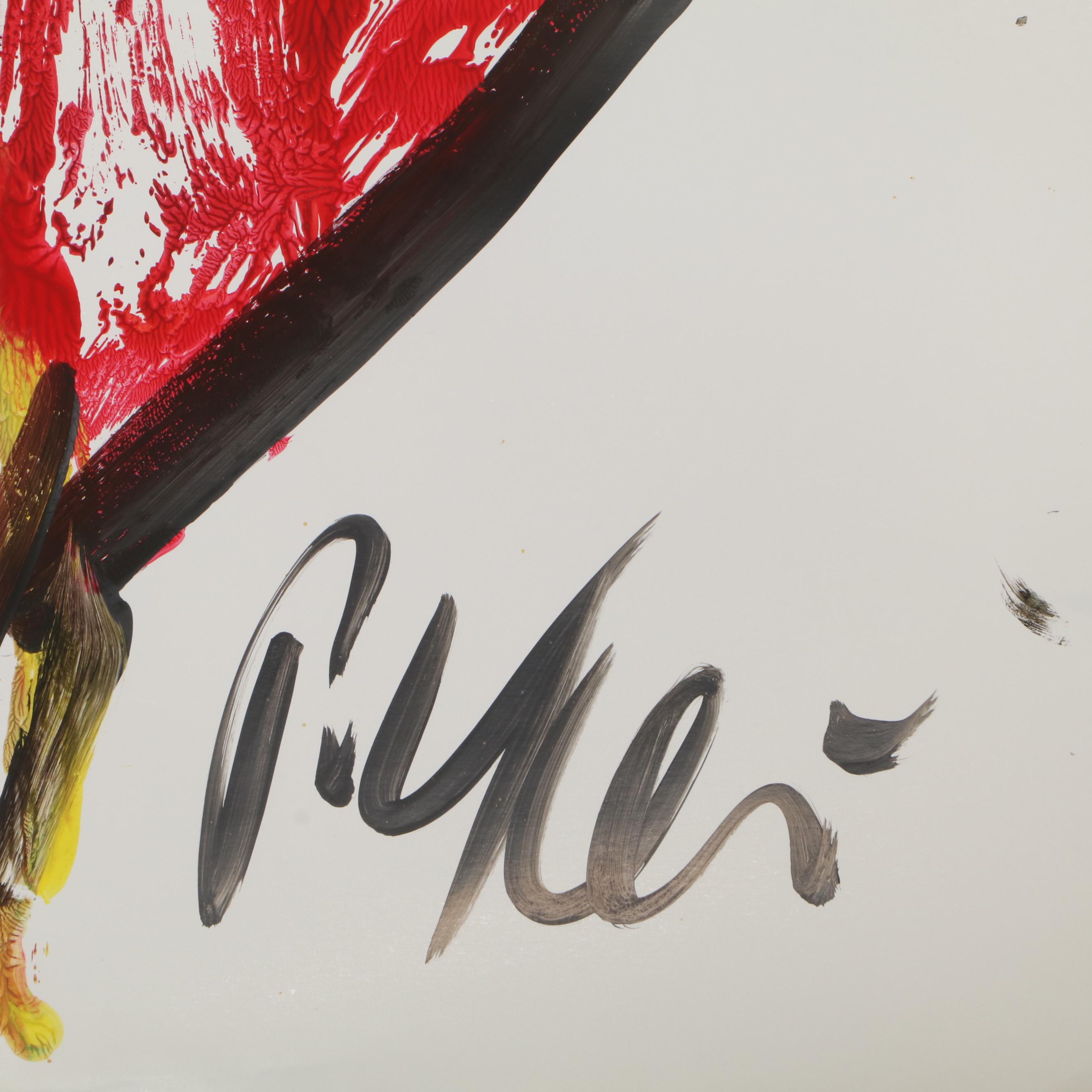 Peter Keil Abstract Acrylic Portrait