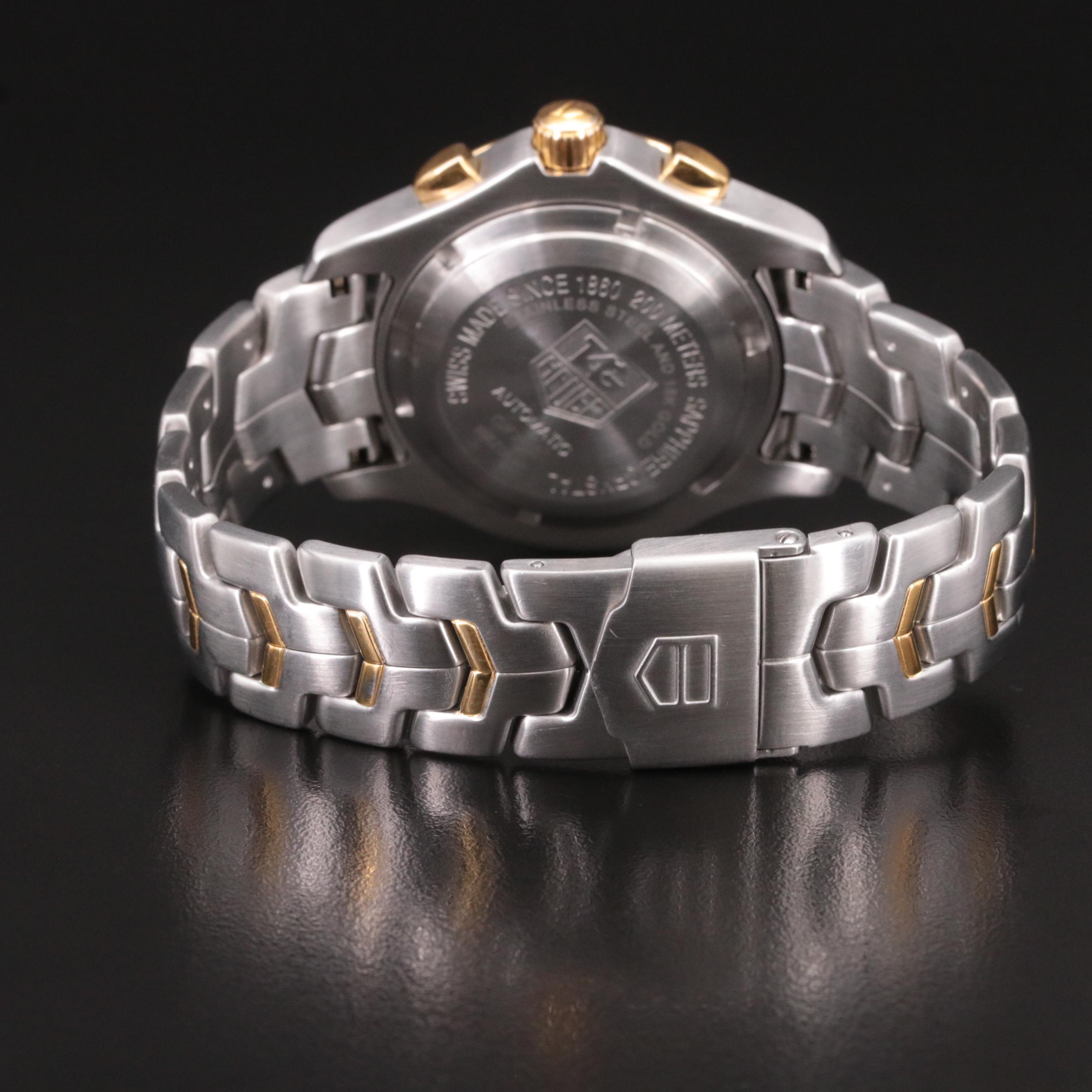 TAG Heuer Link Chronograph 18k Gold and Steel Automatic Watch