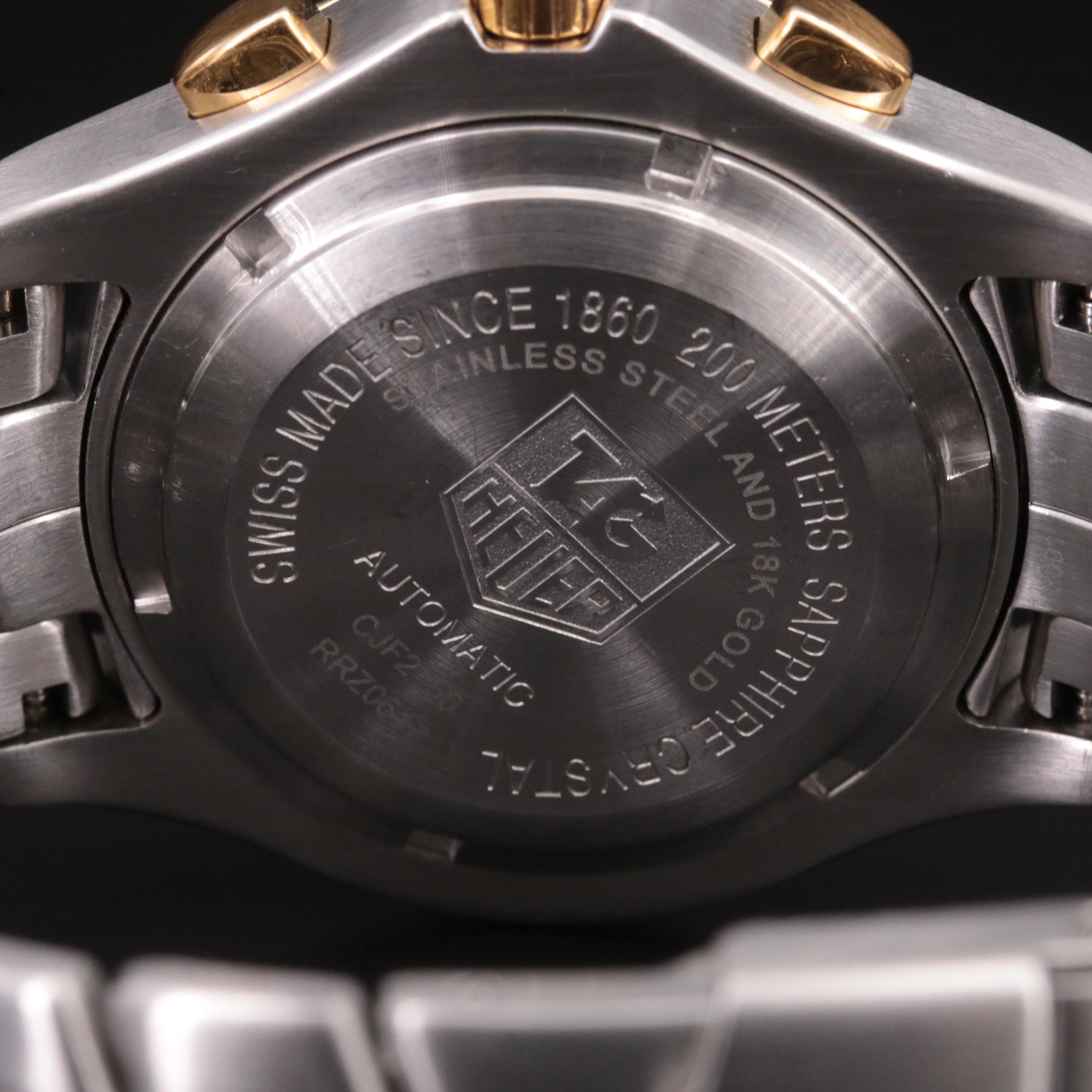 TAG Heuer Link Chronograph 18k Gold and Steel Automatic Watch