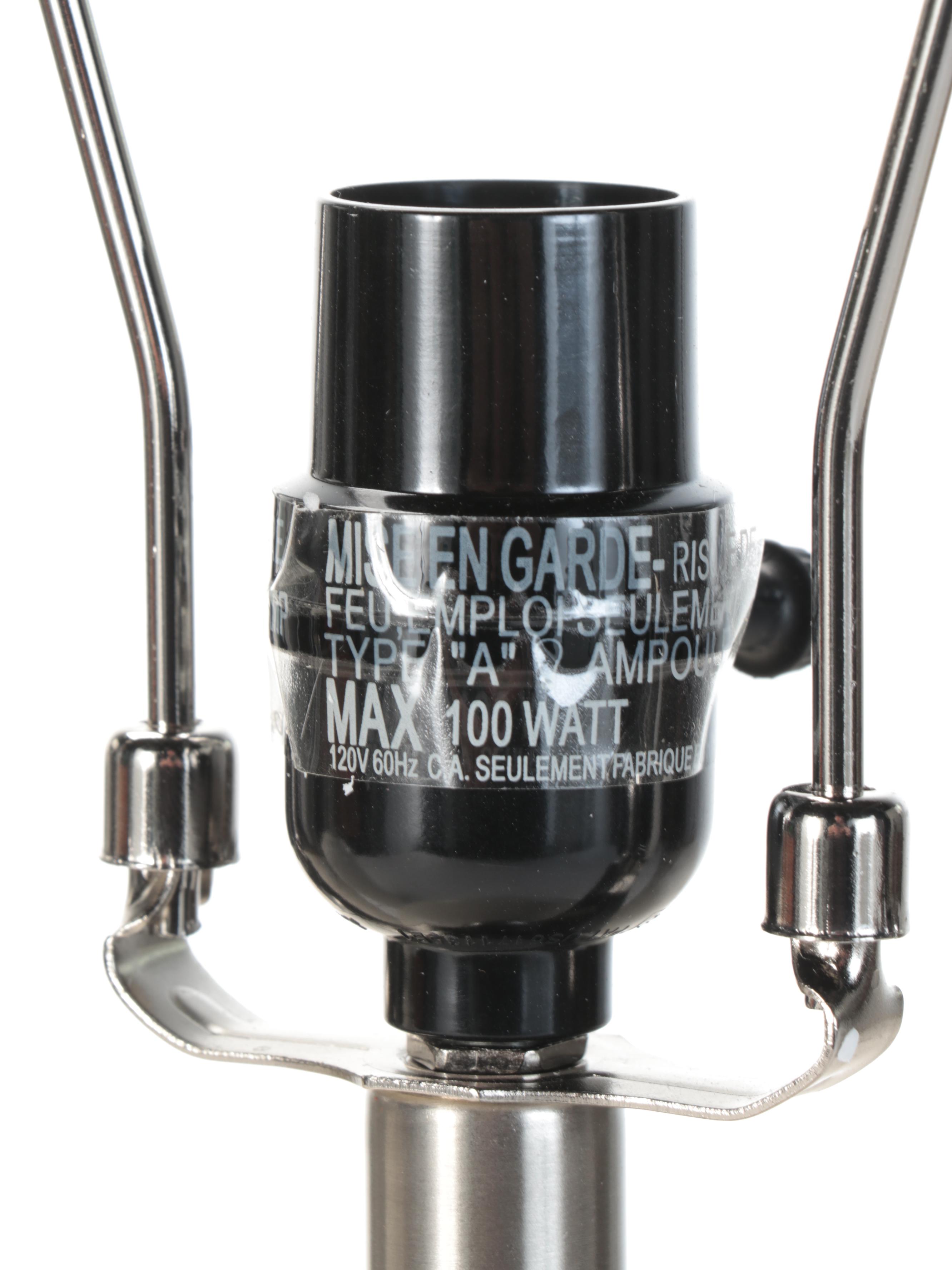 Décor Therapy "Maputo" Embossed Honeycomb Motif Ceramic Table Lamps, 2021