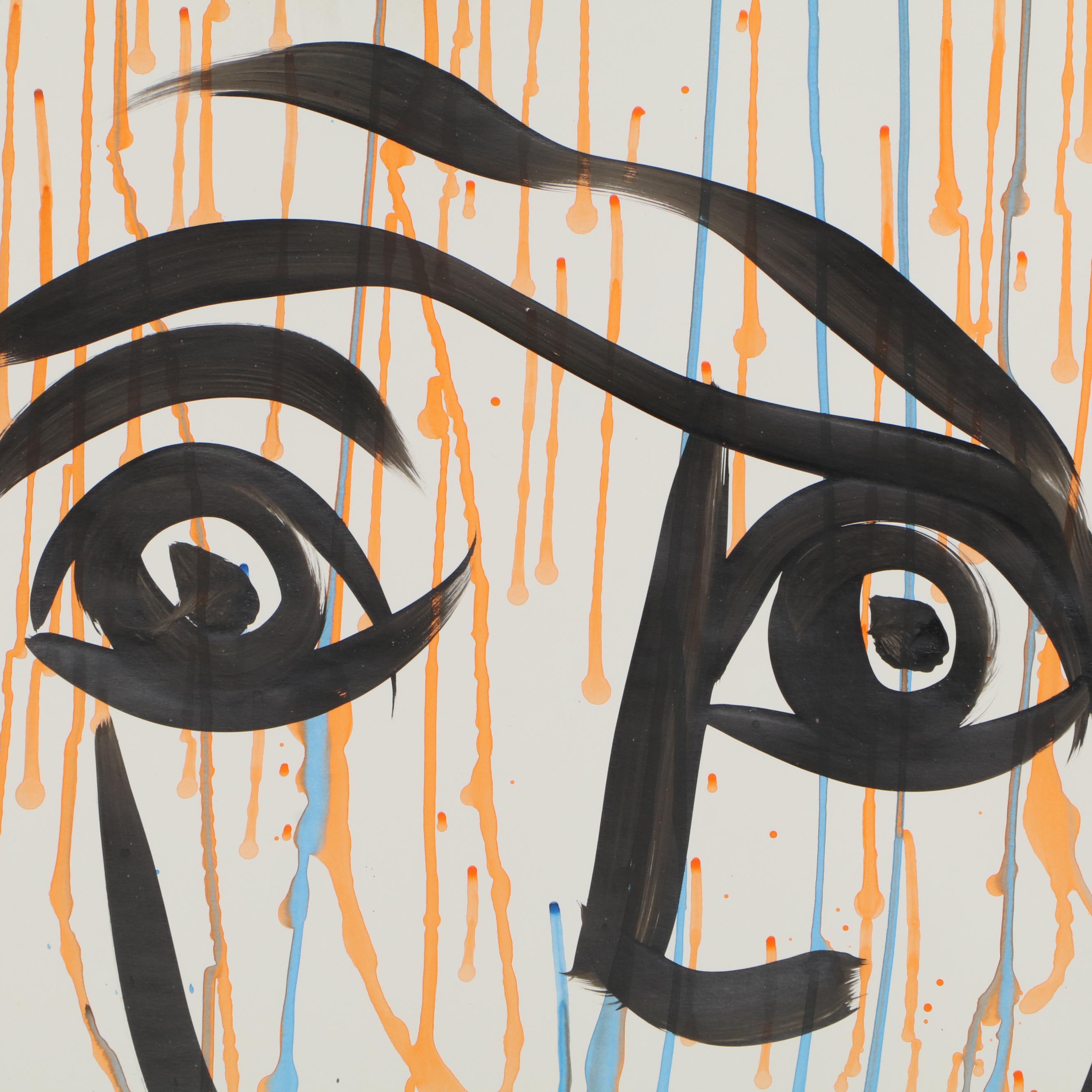 Peter Keil Abstract Acrylic Portrait