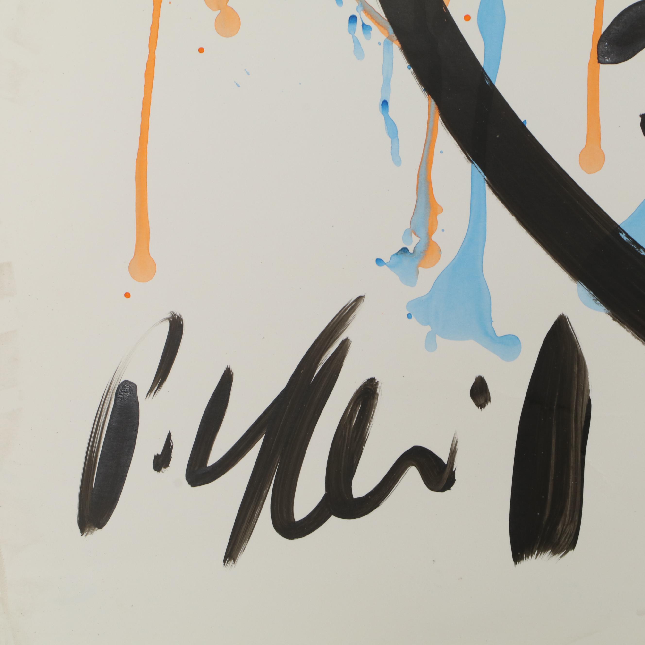 Peter Keil Abstract Acrylic Portrait