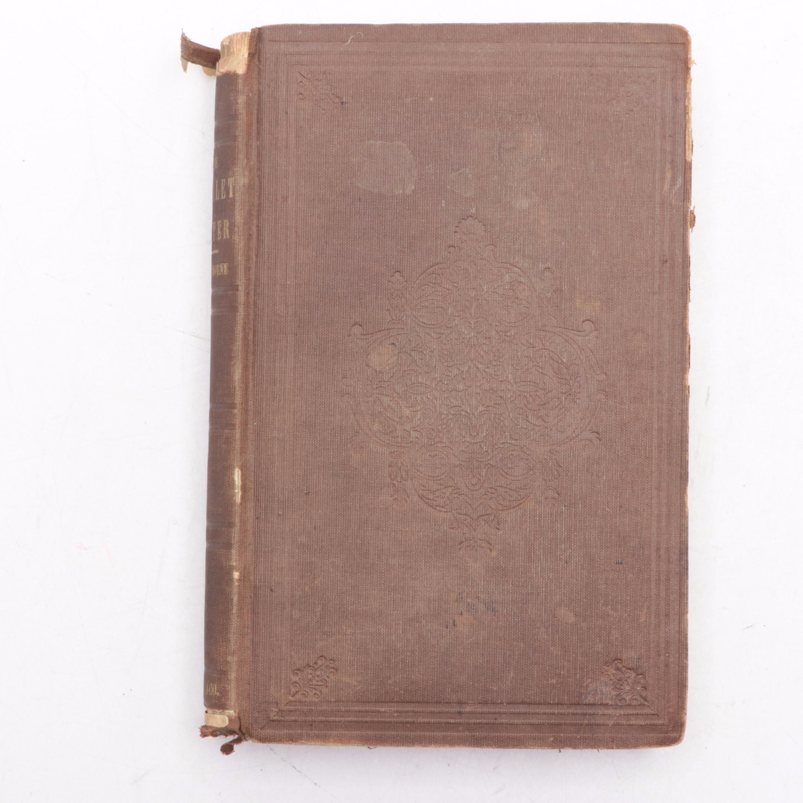 Second Edition "The Scarlet Letter" by Nathaniel Hawthorne, 1850