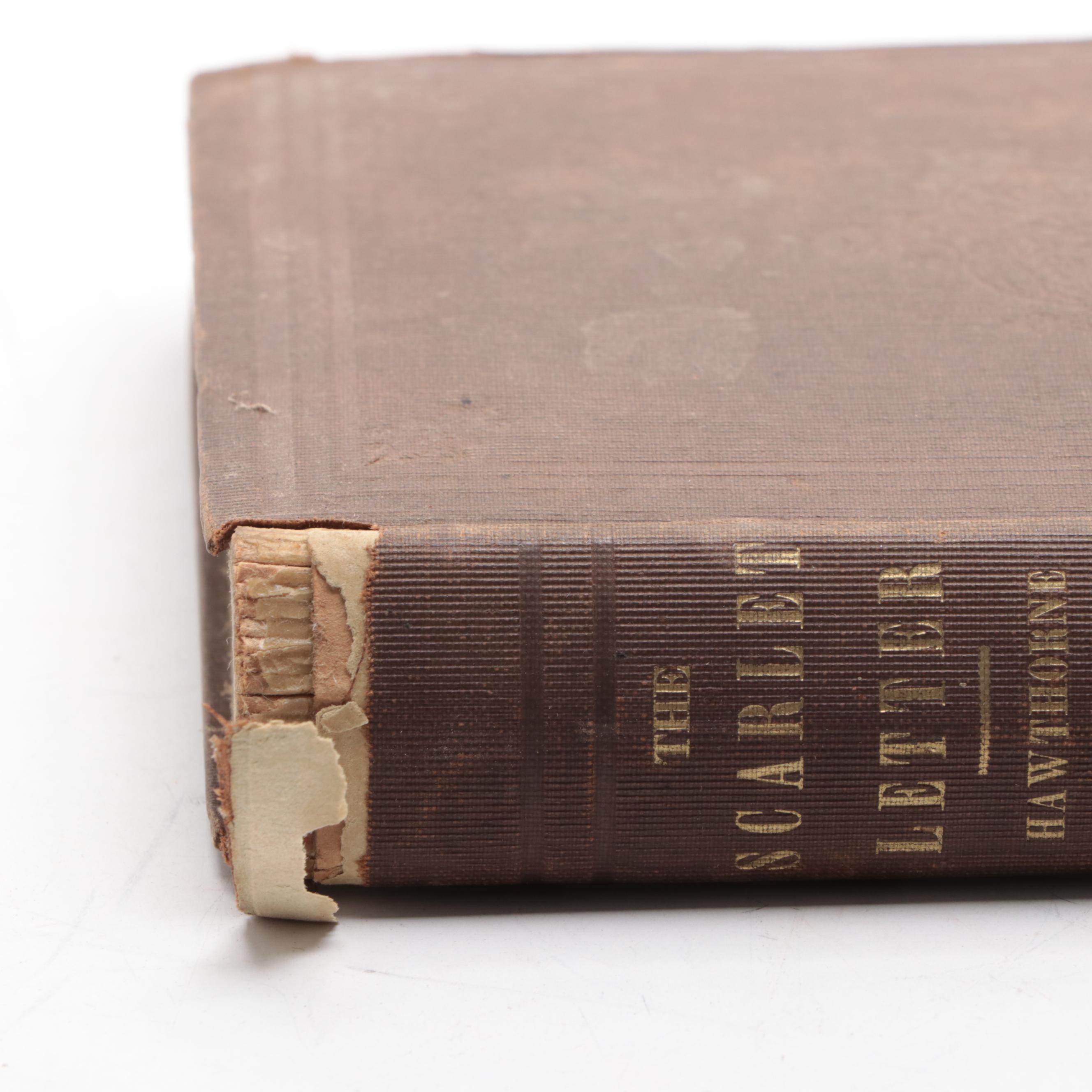 Second Edition "The Scarlet Letter" by Nathaniel Hawthorne, 1850