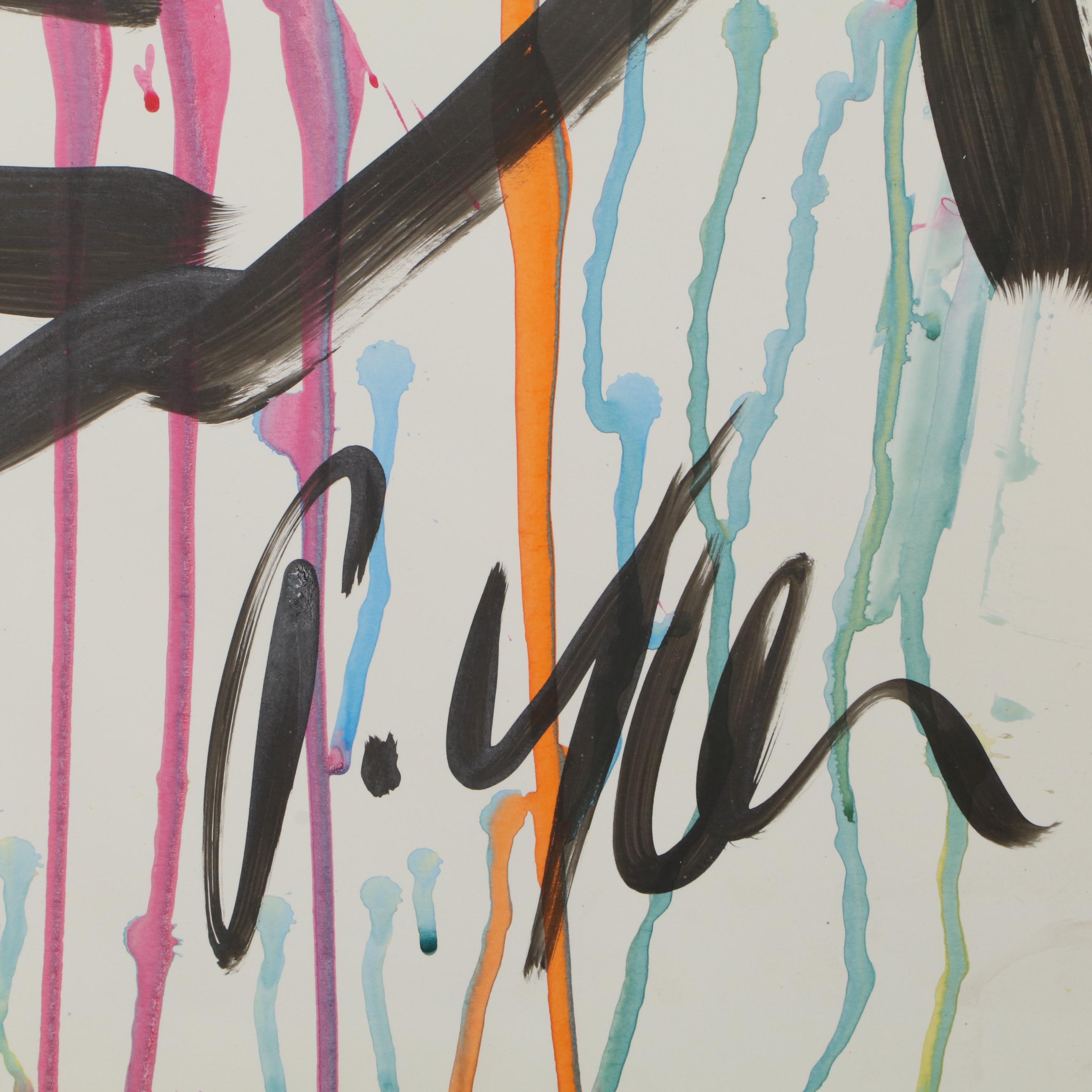 Peter Keil Abstract Acrylic Portrait