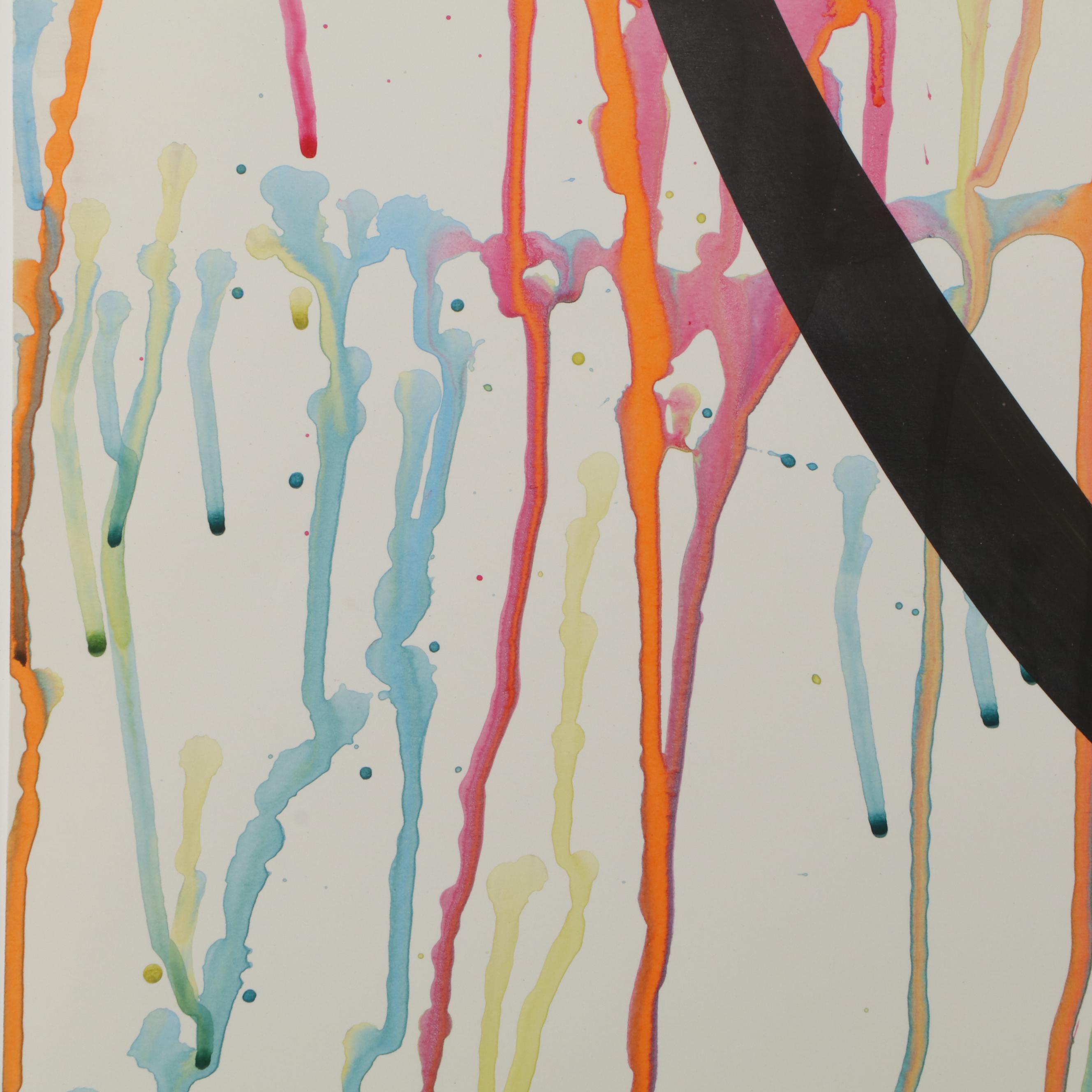 Peter Keil Abstract Acrylic Portrait