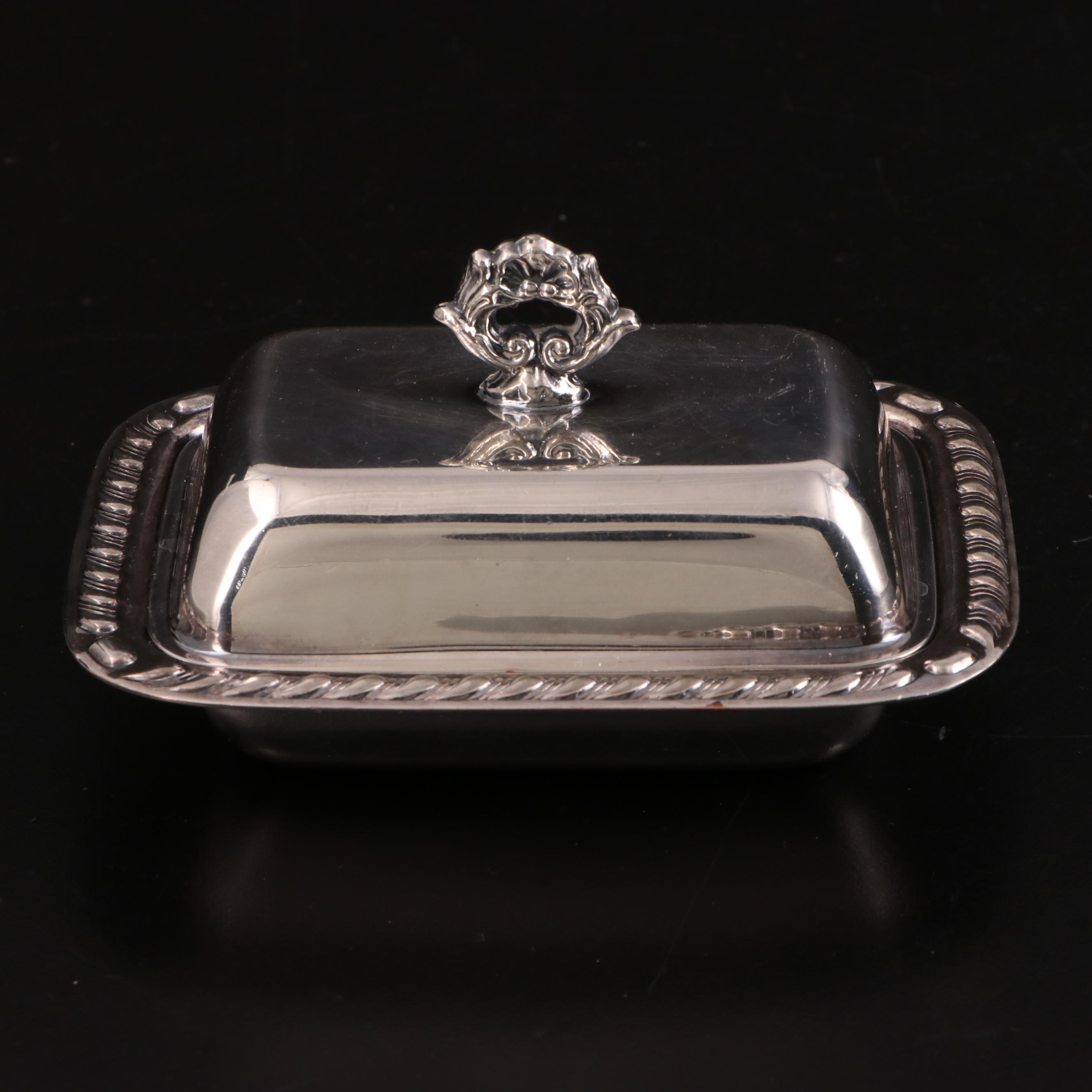 Silver Plate Covered Serving Dishes, Mid to Late 20th Century