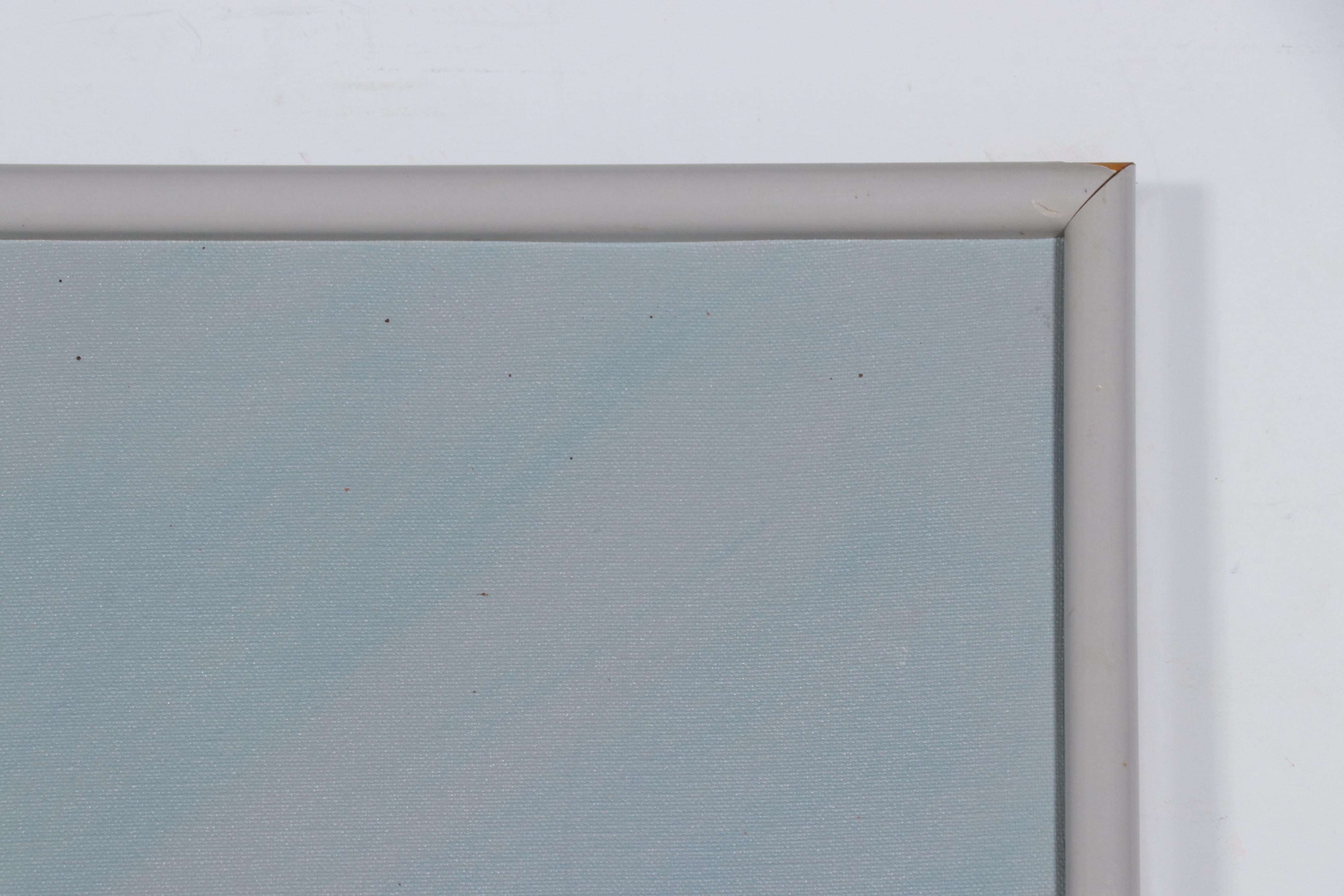 Lee Reynolds Large-Scale Oil Painting of Abstract Sailboats