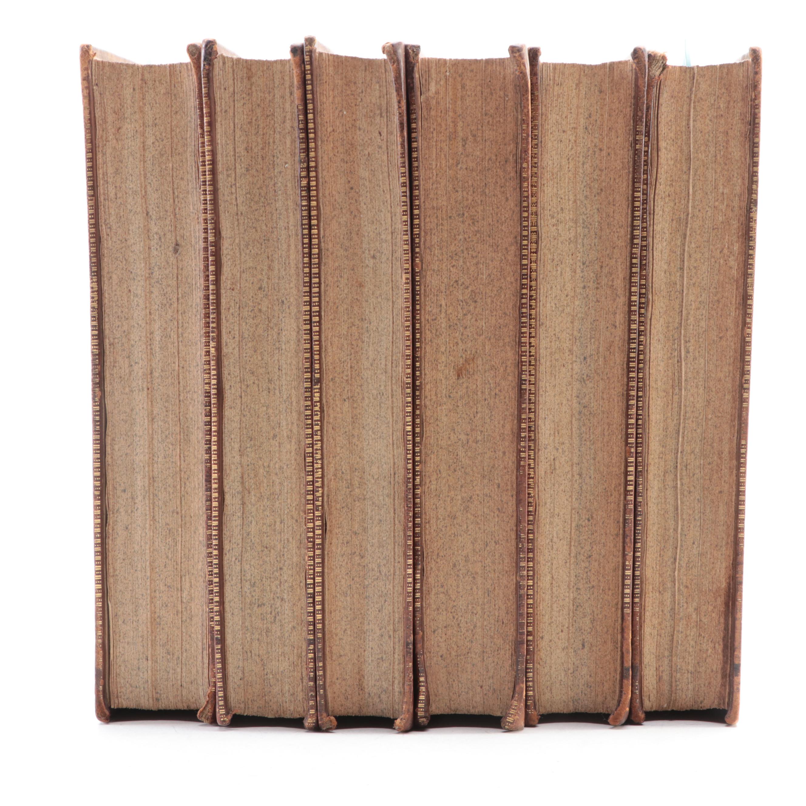 "The Poetical Works of Edmund Spenser" Complete Six-Volume Set, 1802