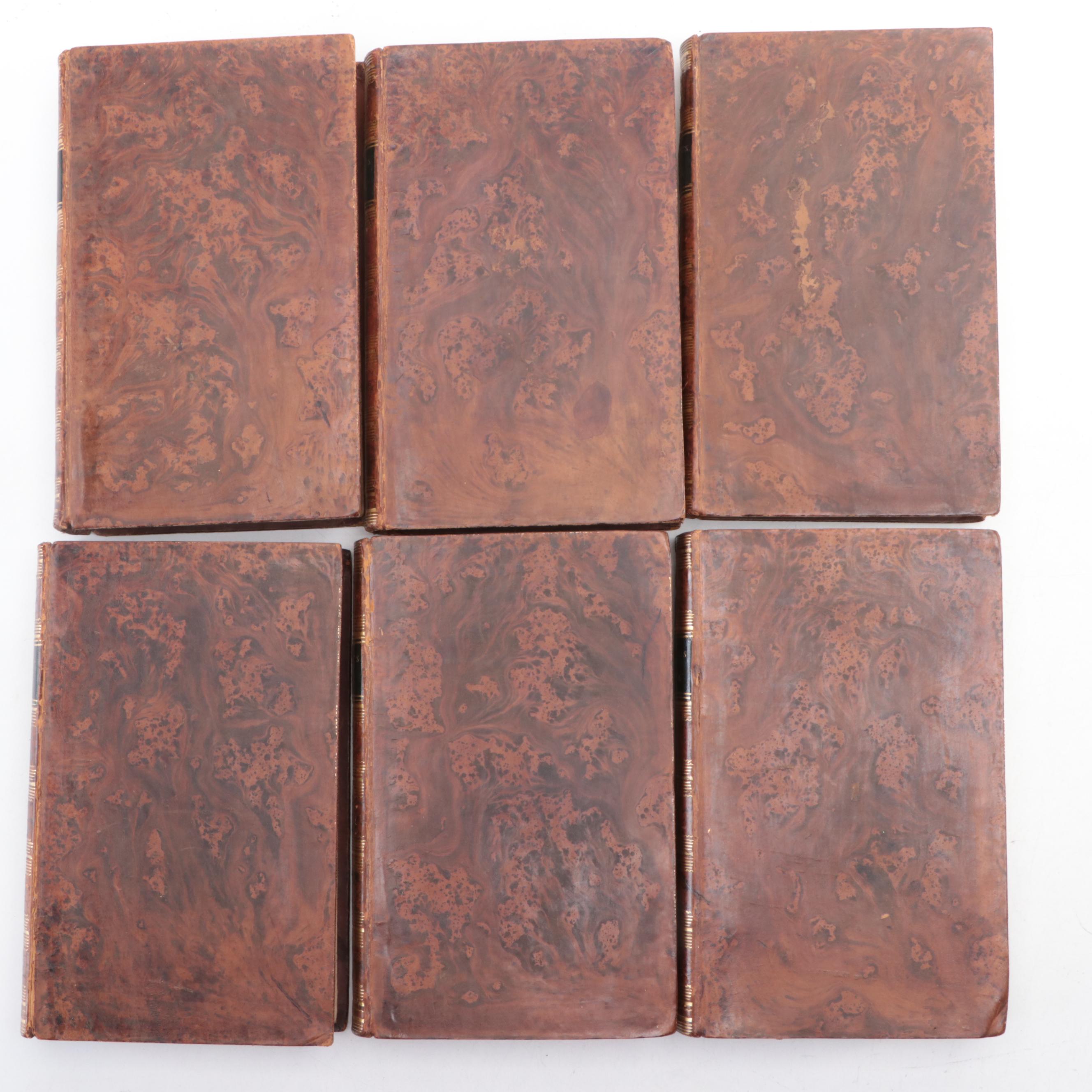 "The Poetical Works of Edmund Spenser" Complete Six-Volume Set, 1802