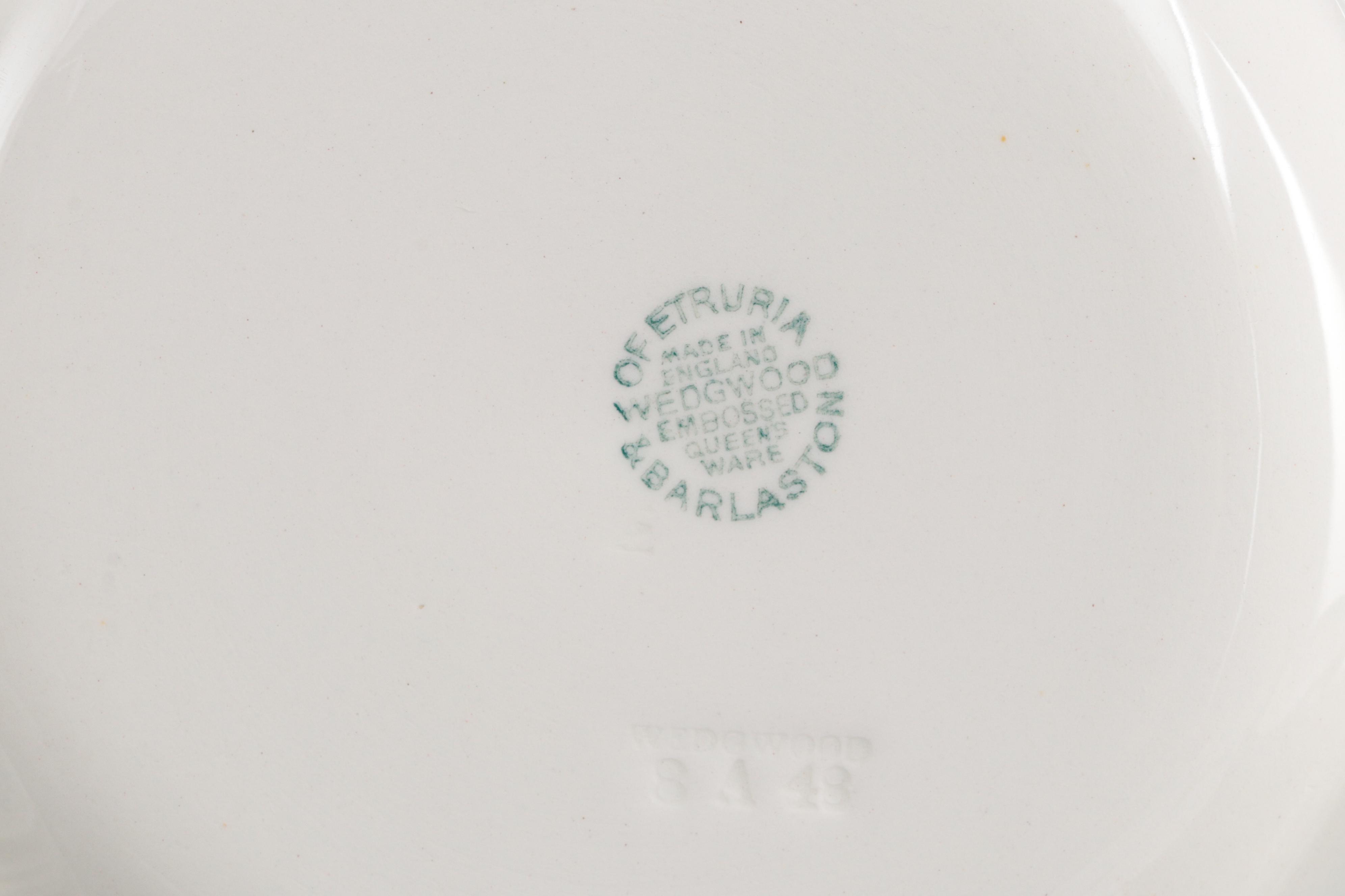 Wedgwood Embossed Lavender on Cream Queensware Dinnerware Collection