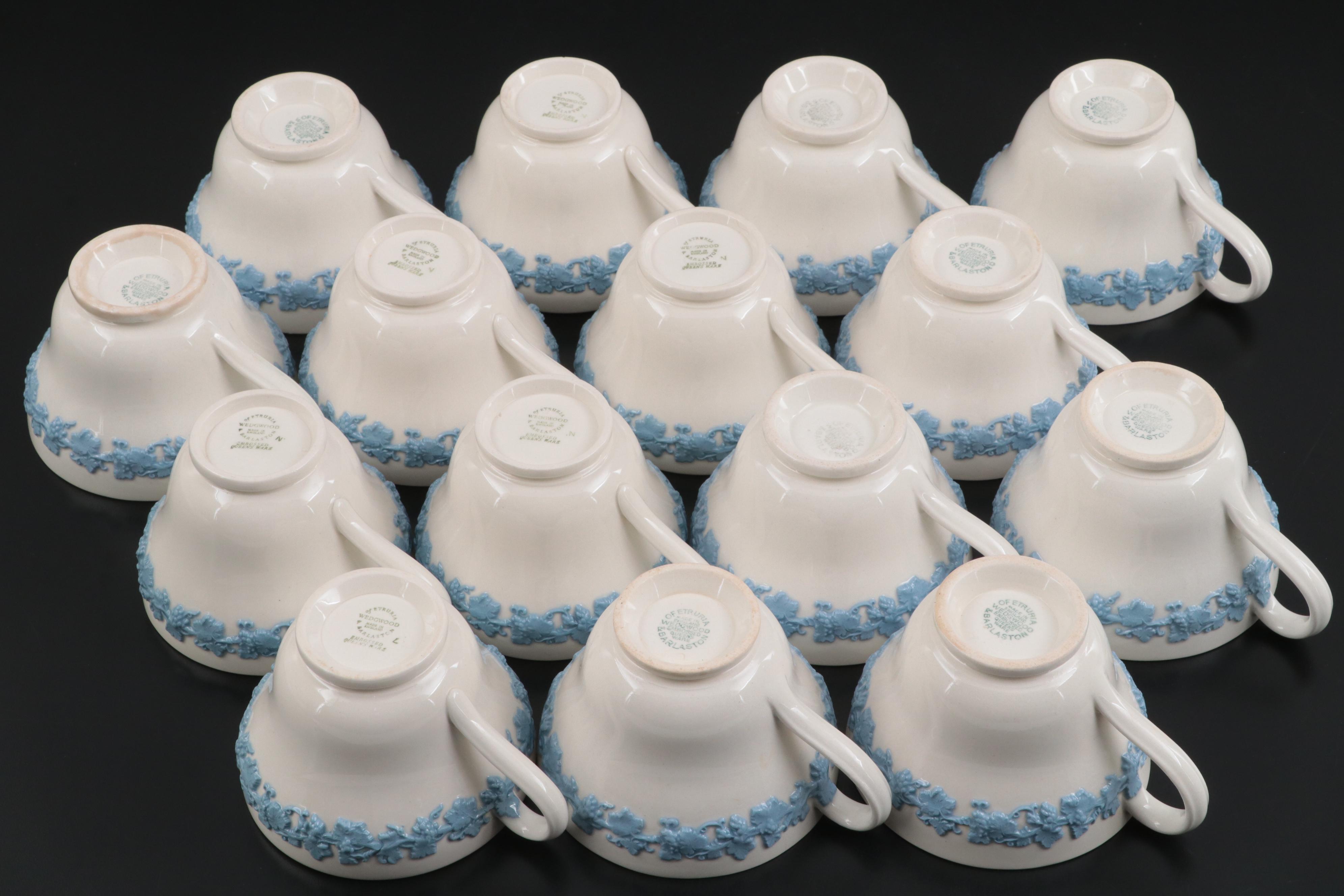 Wedgwood Embossed Lavender on Cream Queensware Dinnerware Collection