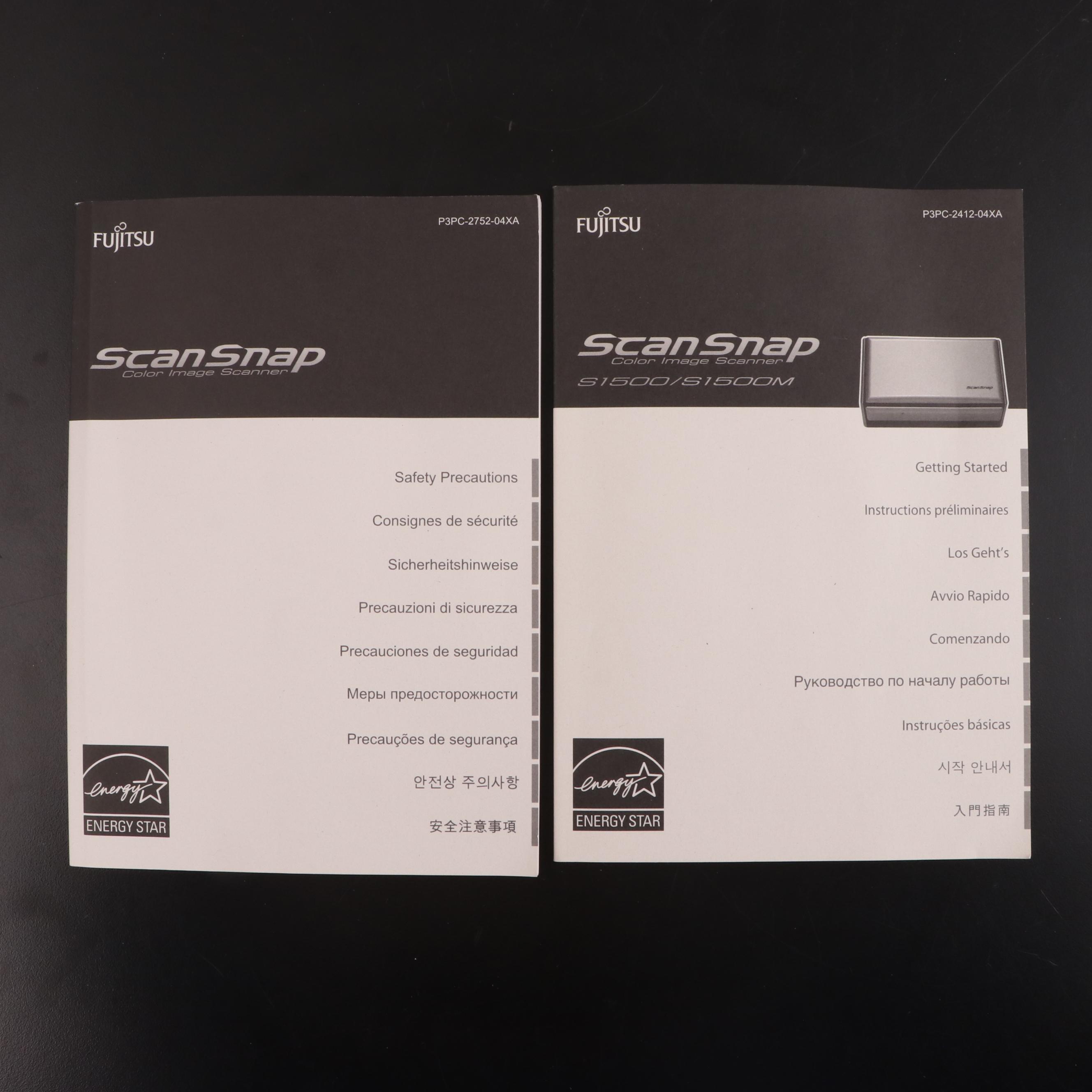 Fujitsu ScanSnap S1500M Color Image Scanner, 2012