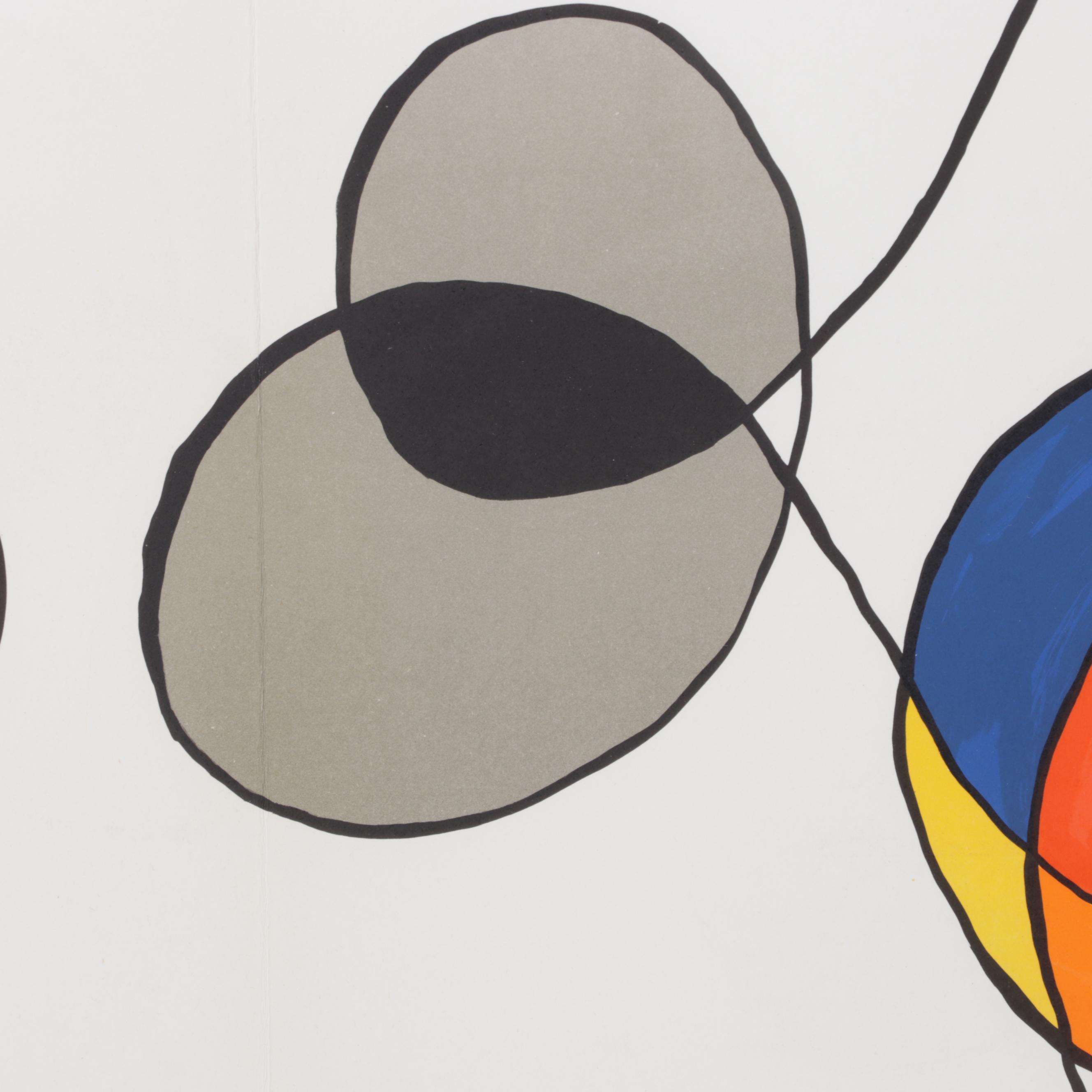 Alexander Calder Double-Page Color Lithograph for "Derrière le Miroir," 1968