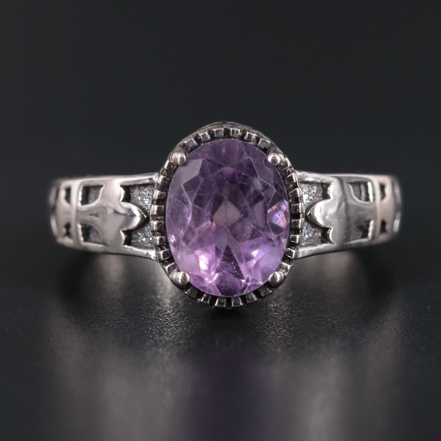 Sterling Silver Amethyst Ring