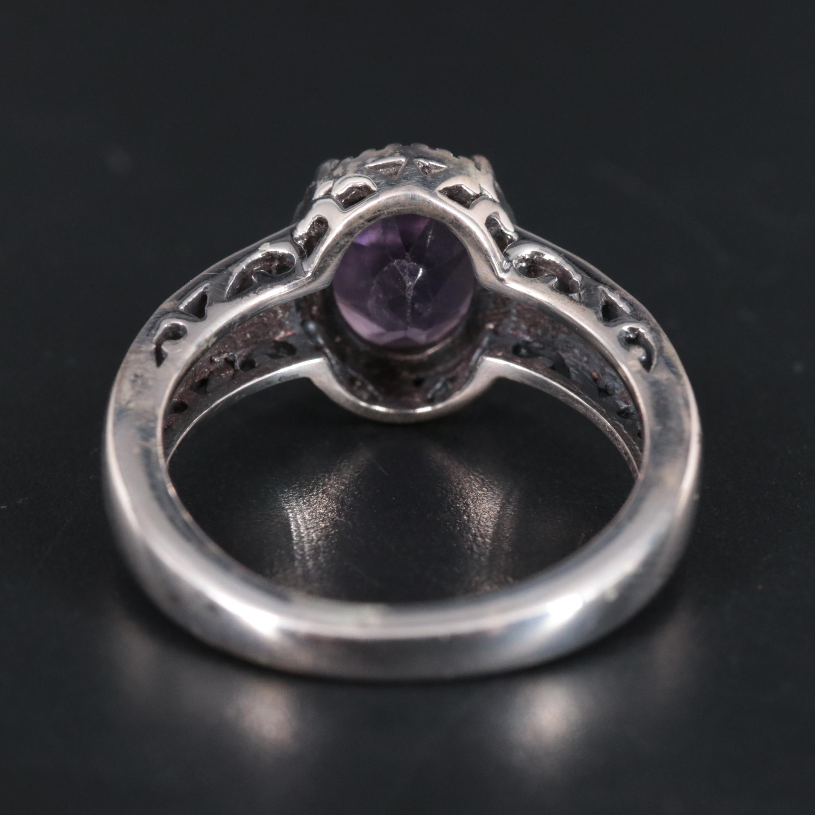 Sterling Silver Amethyst Ring
