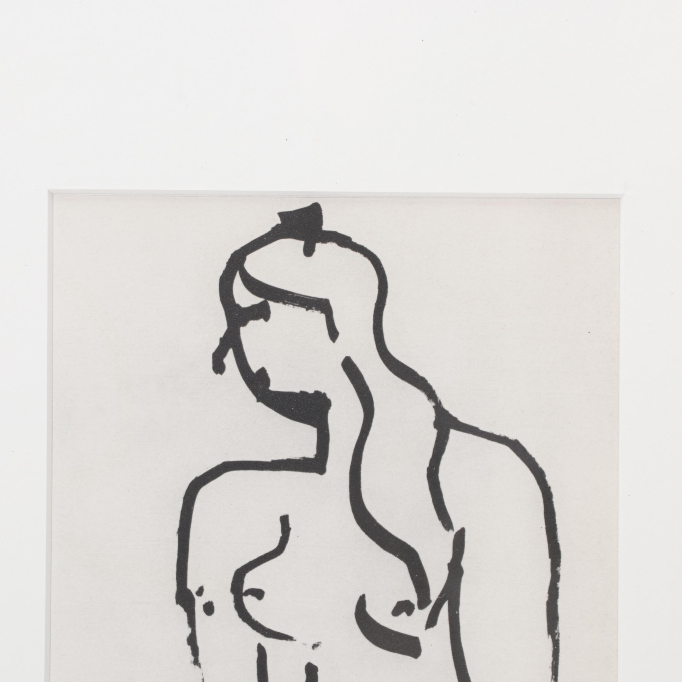 Photogravure After Henri Matisse for "Verve," 1958