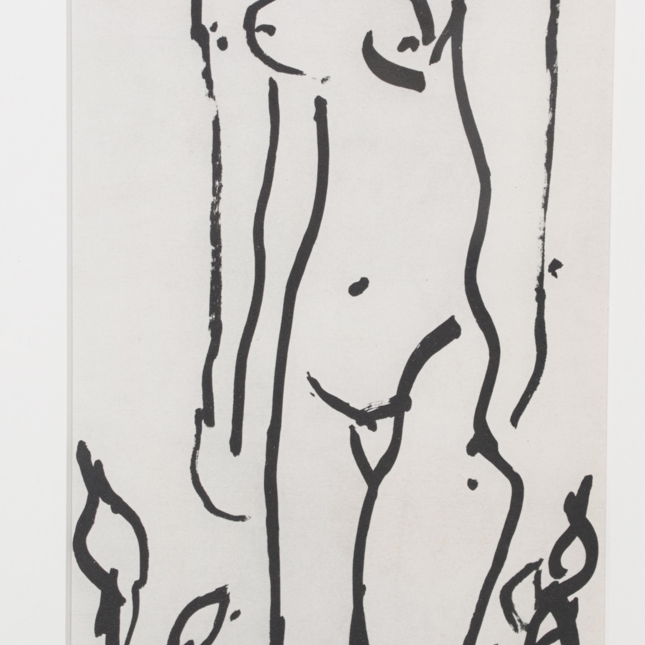 Photogravure After Henri Matisse for "Verve," 1958