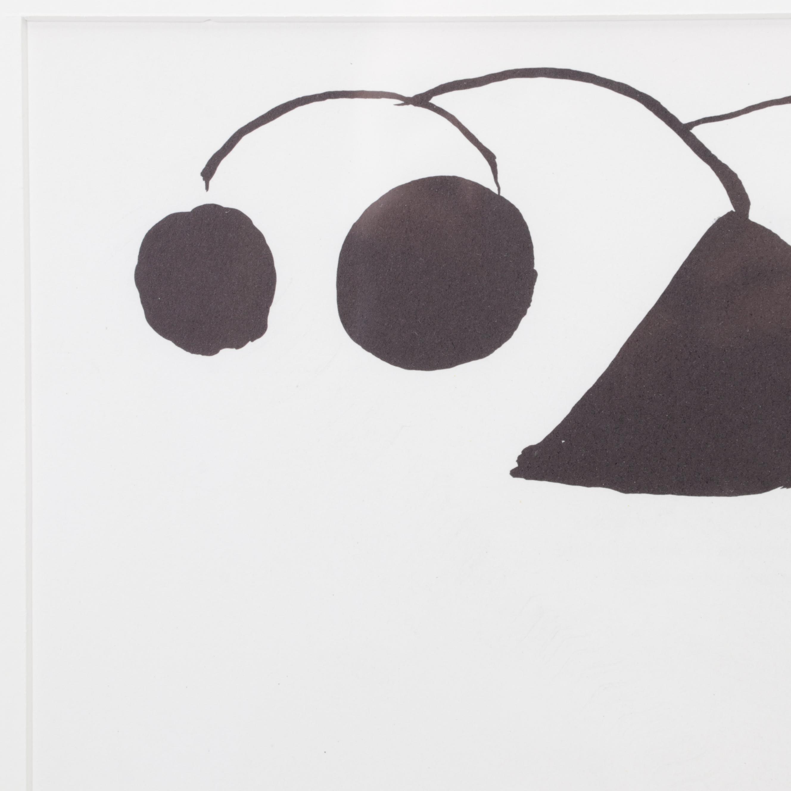 Alexander Calder Double-Page Color Lithograph for "Derrière le Miroir," 1976